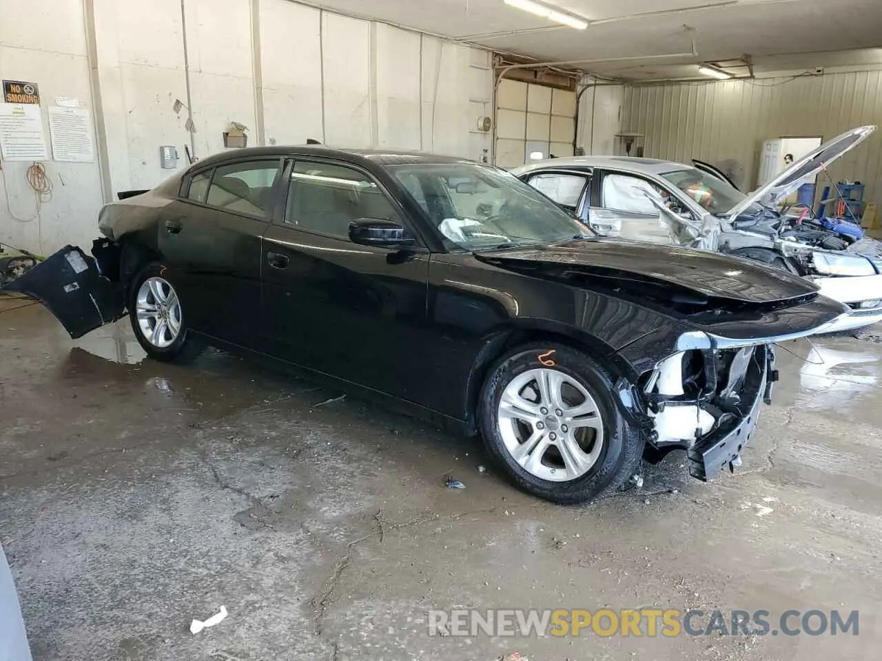 4 fotografías del automóvil dañado 2C3CDXBG1PH575755 DODGE CHARGER 2023