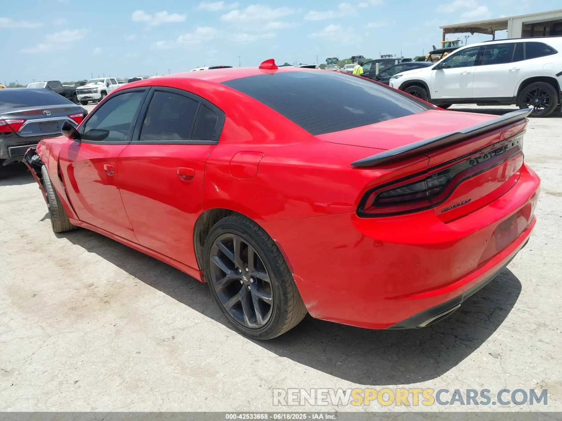 3 fotografías del automóvil dañado 2C3CDXBG1PH598467 DODGE CHARGER 2023
