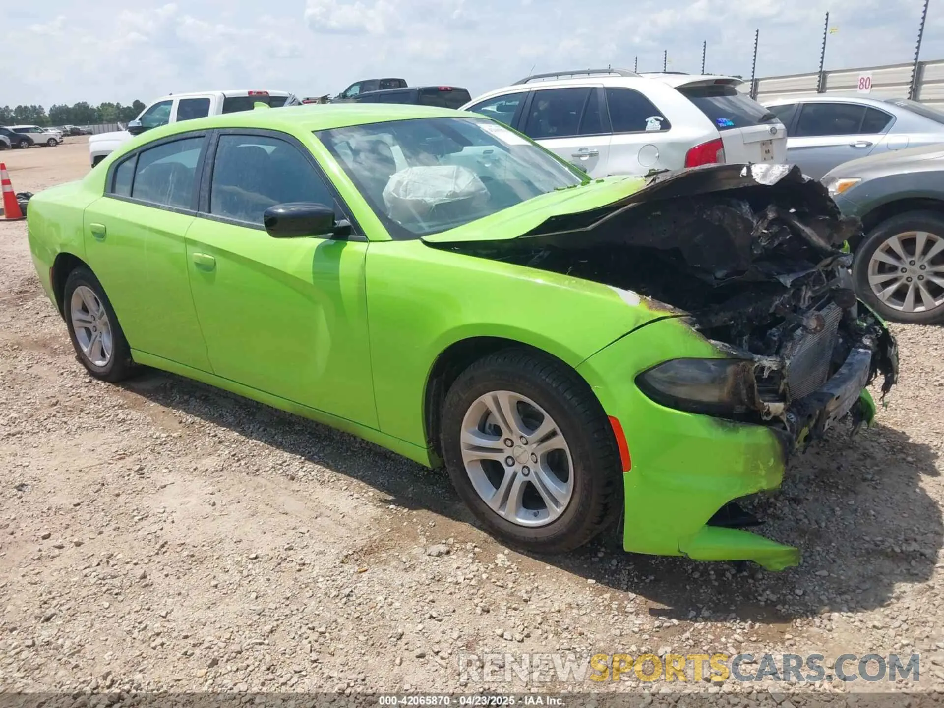 1 fotografías del automóvil dañado 2C3CDXBG1PH640152 DODGE CHARGER 2023