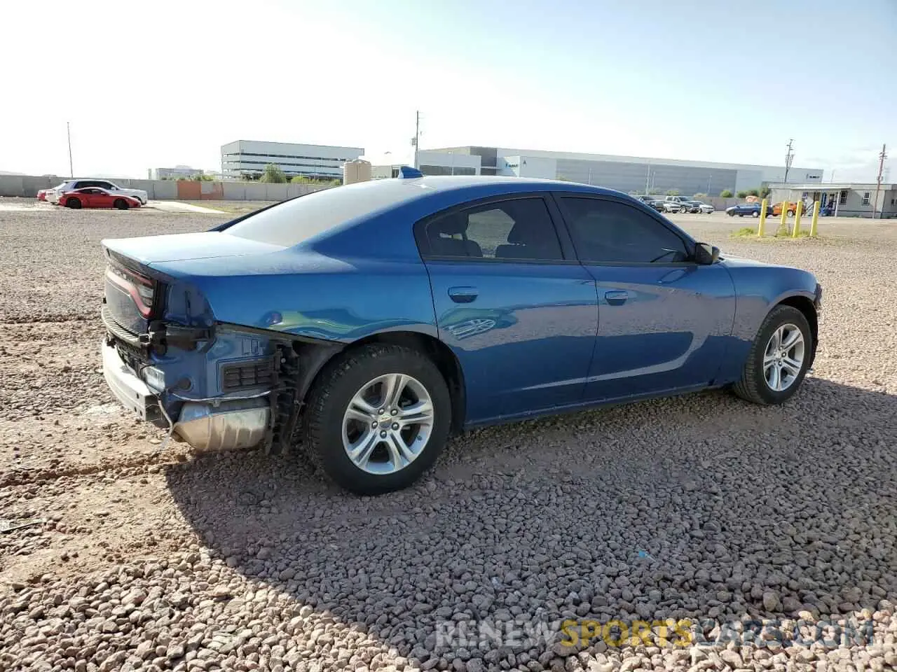 3 fotografías del automóvil dañado 2C3CDXBG1PH657050 DODGE CHARGER 2023
