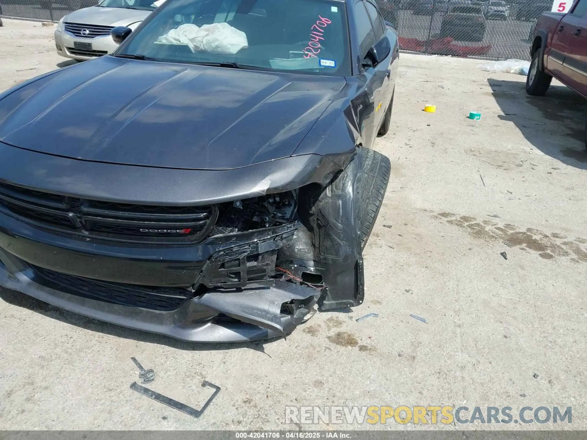 6 fotografías del automóvil dañado 2C3CDXBG2PH523647 DODGE CHARGER 2023