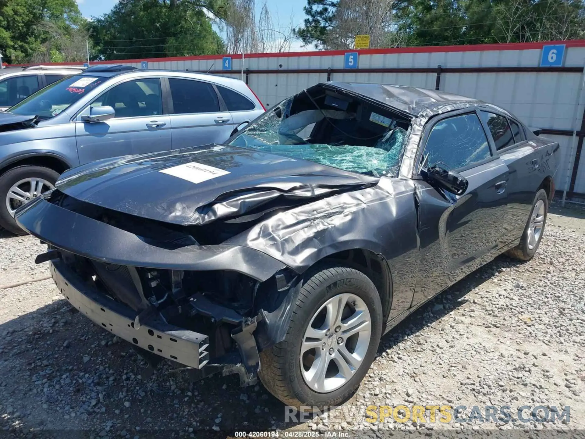6 fotografías del automóvil dañado 2C3CDXBG2PH609668 DODGE CHARGER 2023