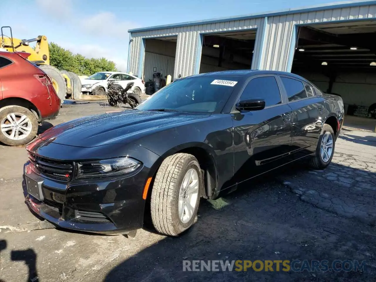 1 fotografías del automóvil dañado 2C3CDXBG2PH698867 DODGE CHARGER 2023