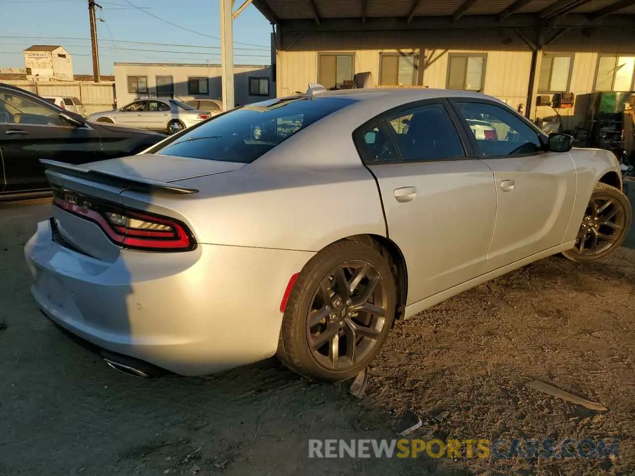 3 fotografías del automóvil dañado 2C3CDXBG3PH555393 DODGE CHARGER 2023
