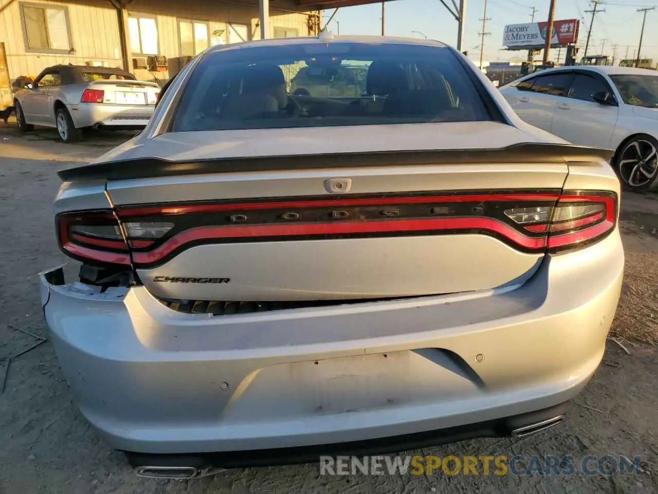 6 fotografías del automóvil dañado 2C3CDXBG3PH555393 DODGE CHARGER 2023