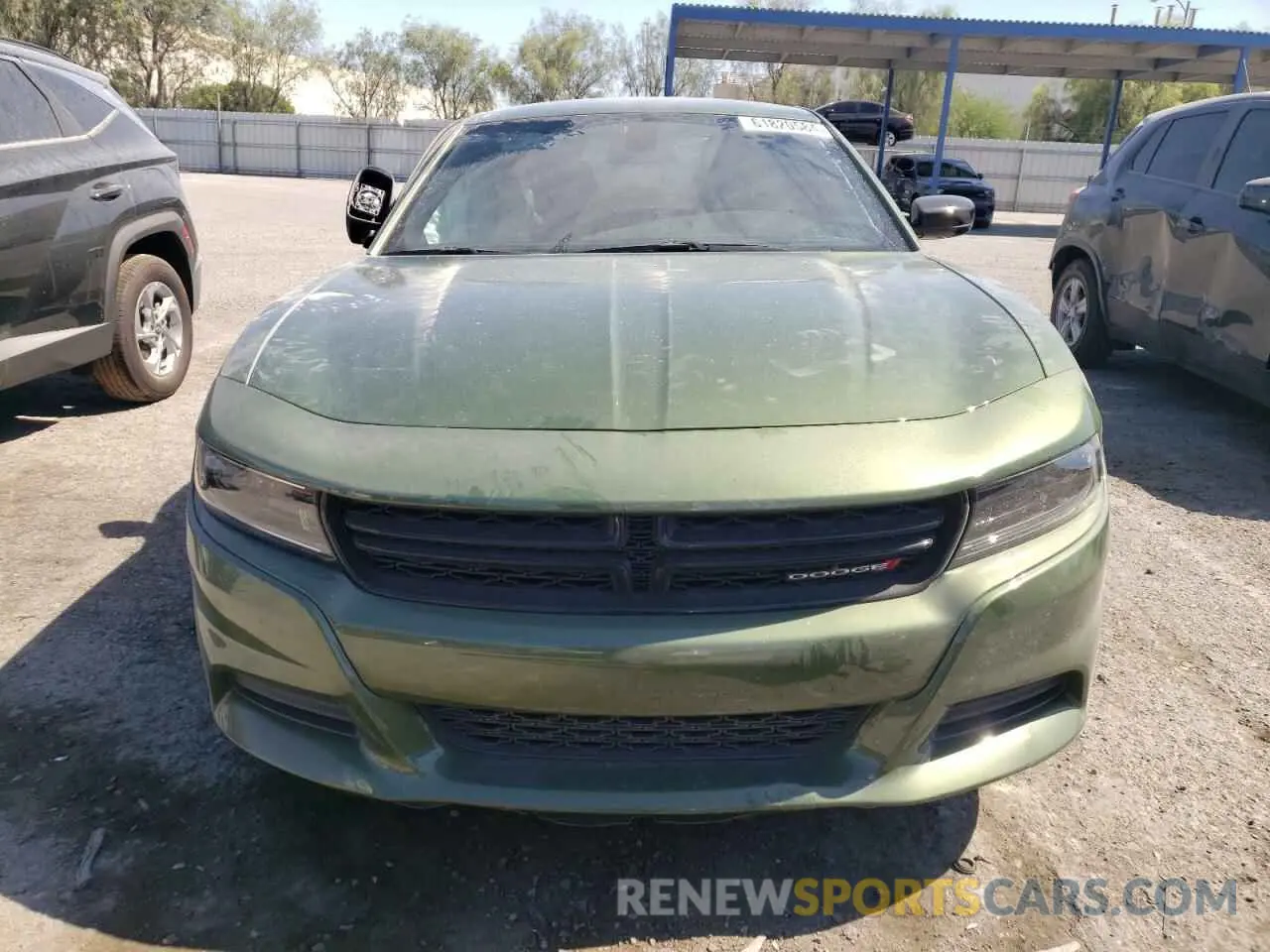 5 fotografías del automóvil dañado 2C3CDXBG3PH675243 DODGE CHARGER 2023