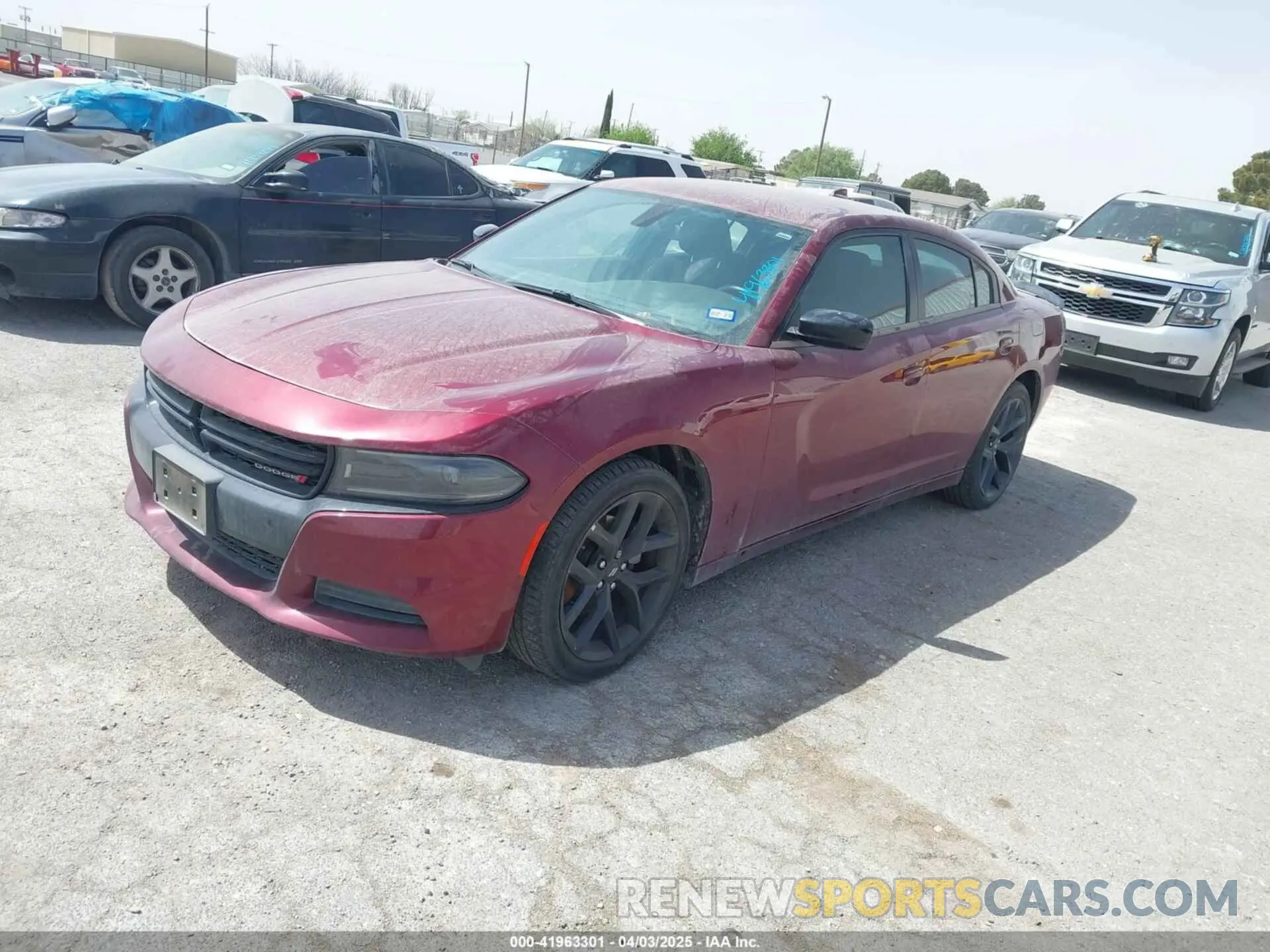 2 fotografías del automóvil dañado 2C3CDXBG4PH518966 DODGE CHARGER 2023