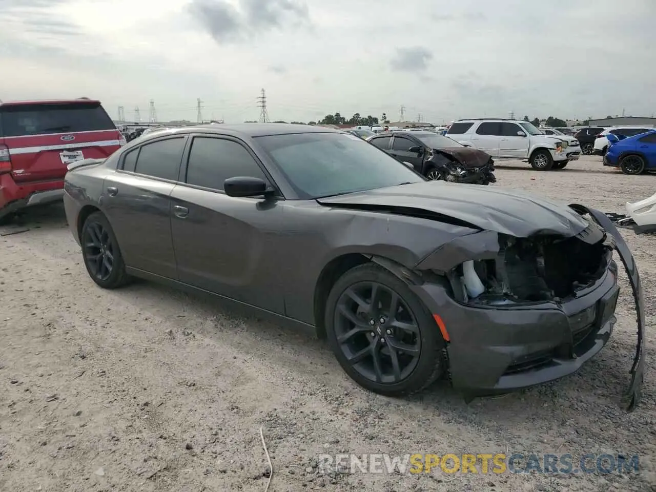 4 fotografías del automóvil dañado 2C3CDXBG4PH519017 DODGE CHARGER 2023