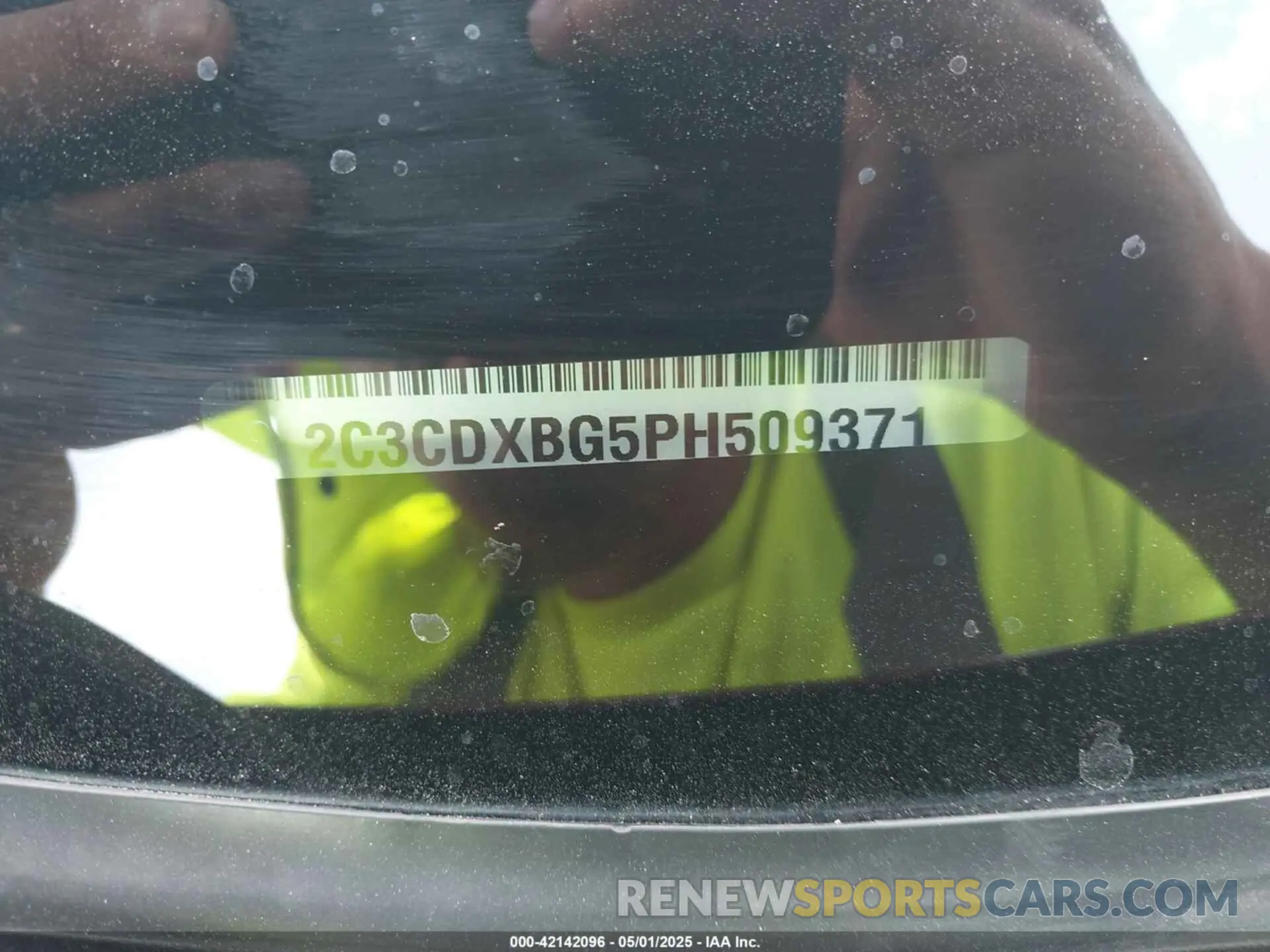 9 fotografías del automóvil dañado 2C3CDXBG5PH509371 DODGE CHARGER 2023