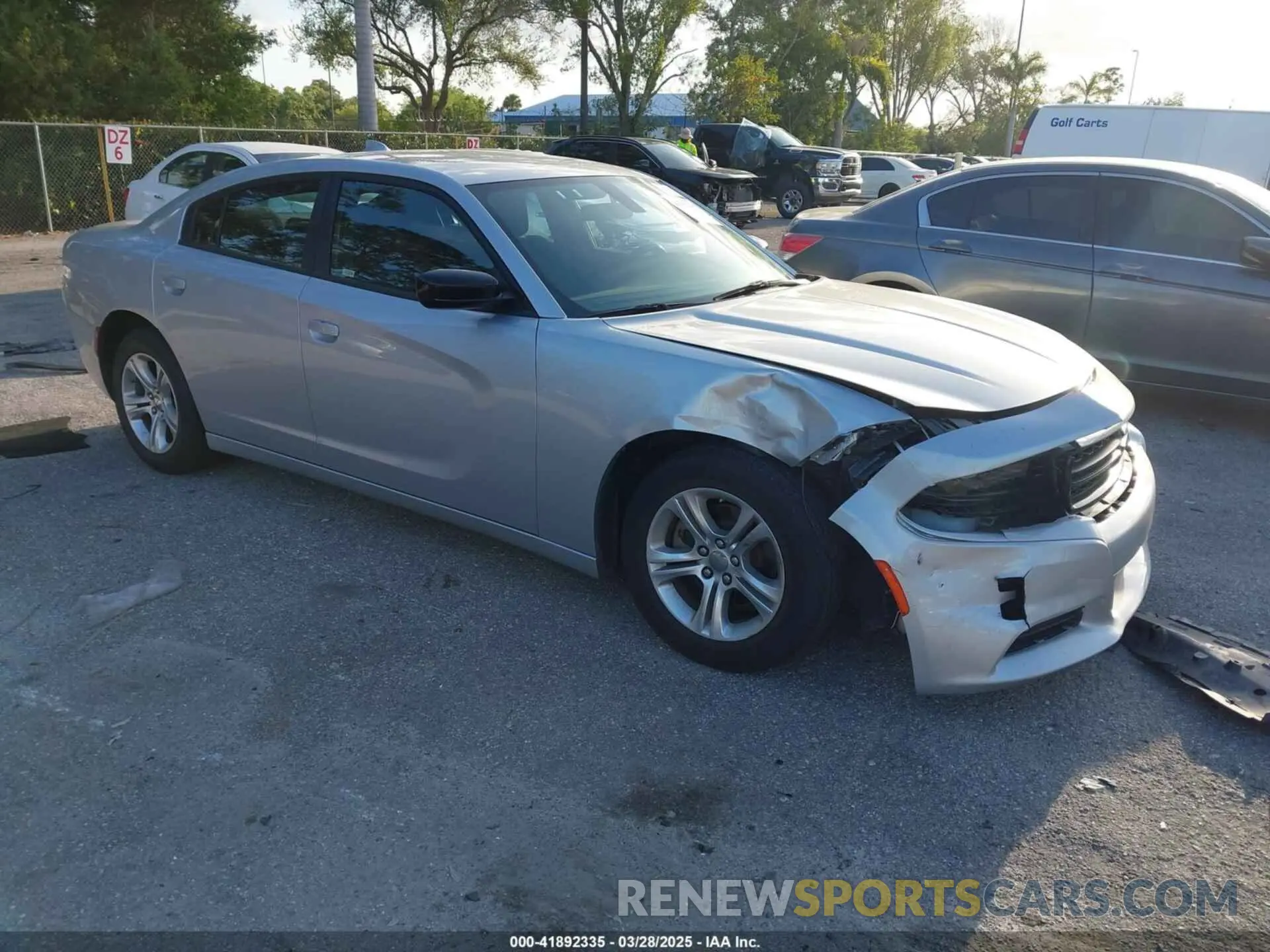 1 fotografías del automóvil dañado 2C3CDXBG6PH564153 DODGE CHARGER 2023