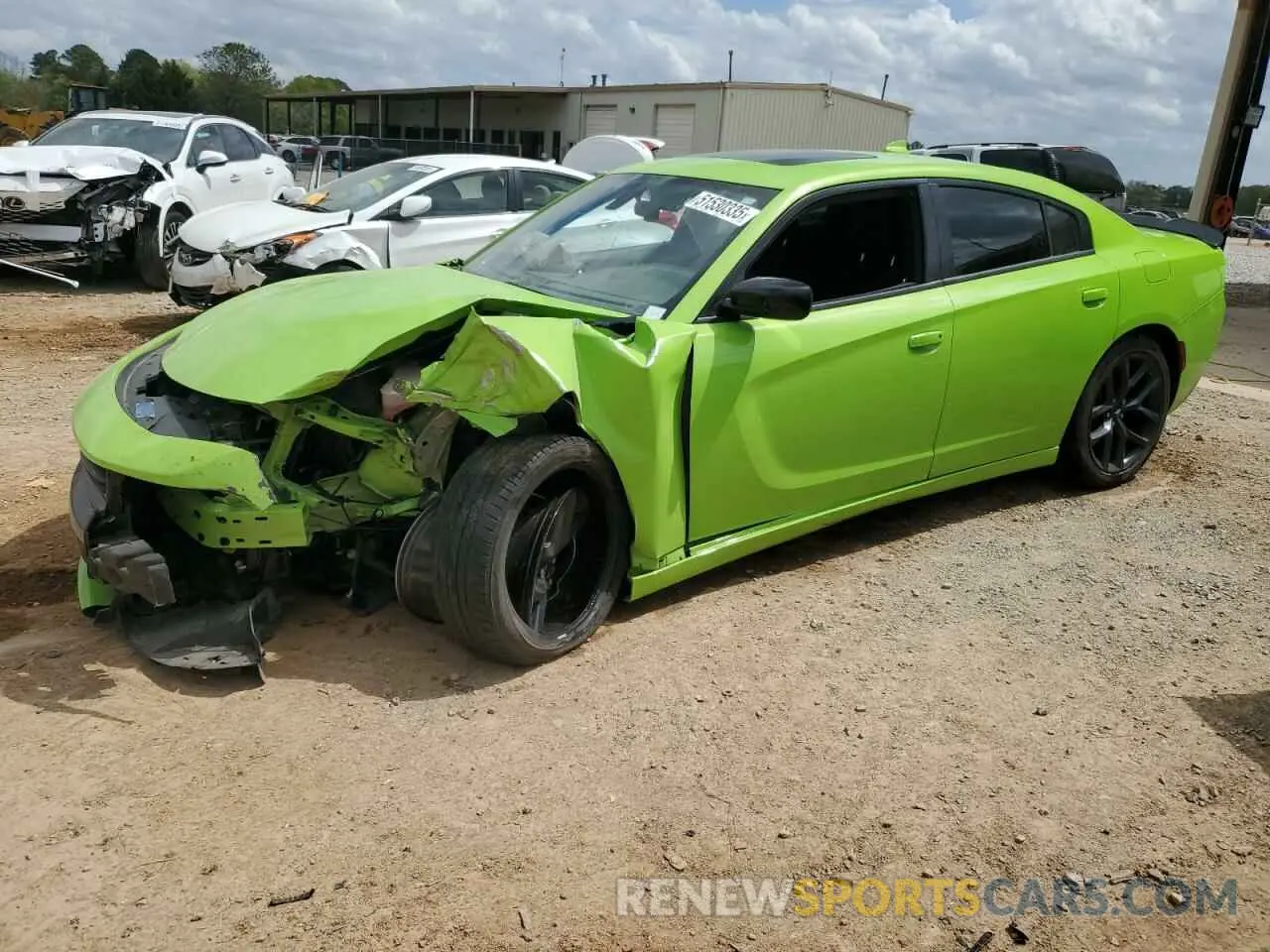 1 fotografías del automóvil dañado 2C3CDXBG6PH598268 DODGE CHARGER 2023