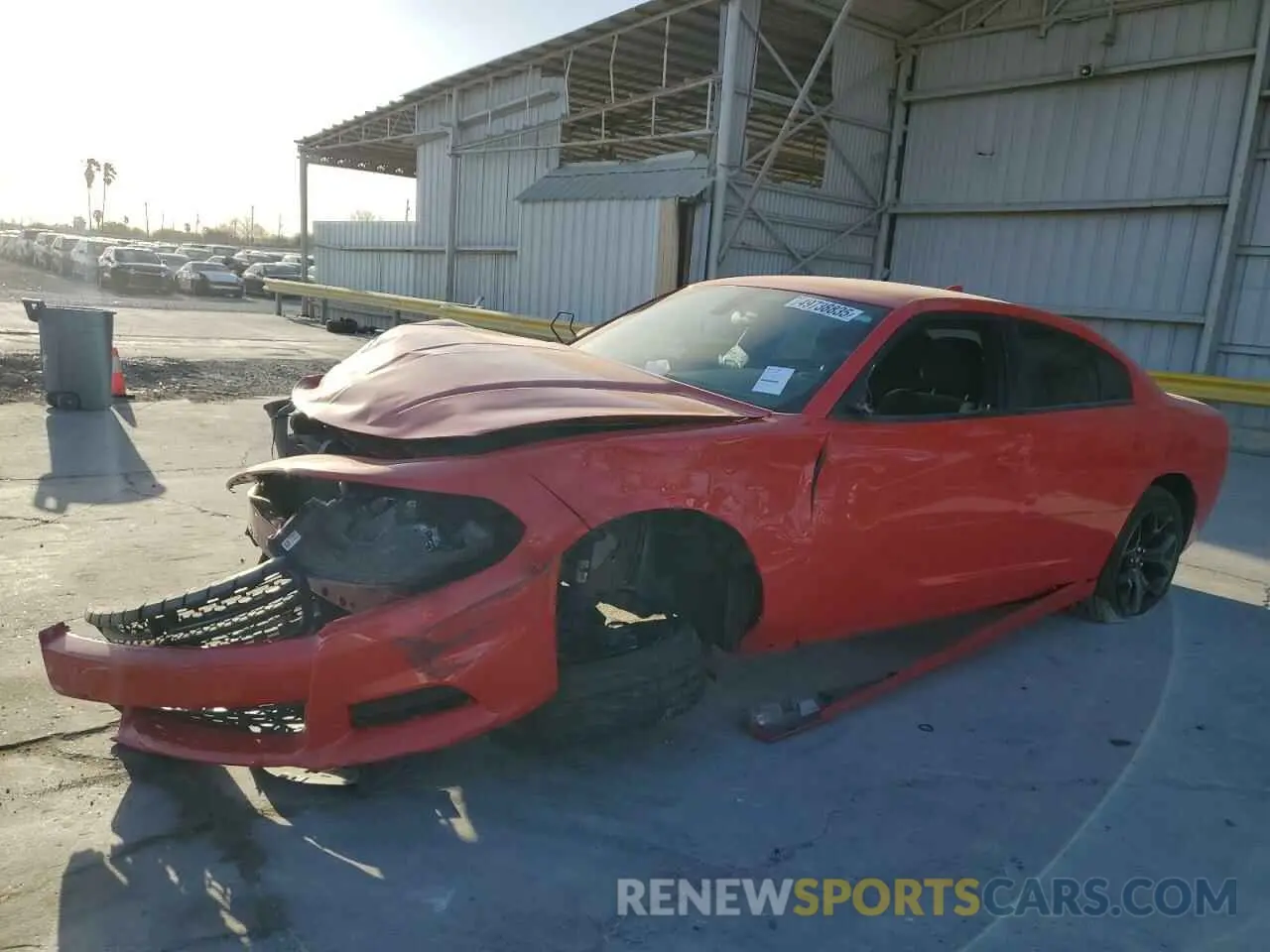 1 fotografías del automóvil dañado 2C3CDXBG7PH547278 DODGE CHARGER 2023