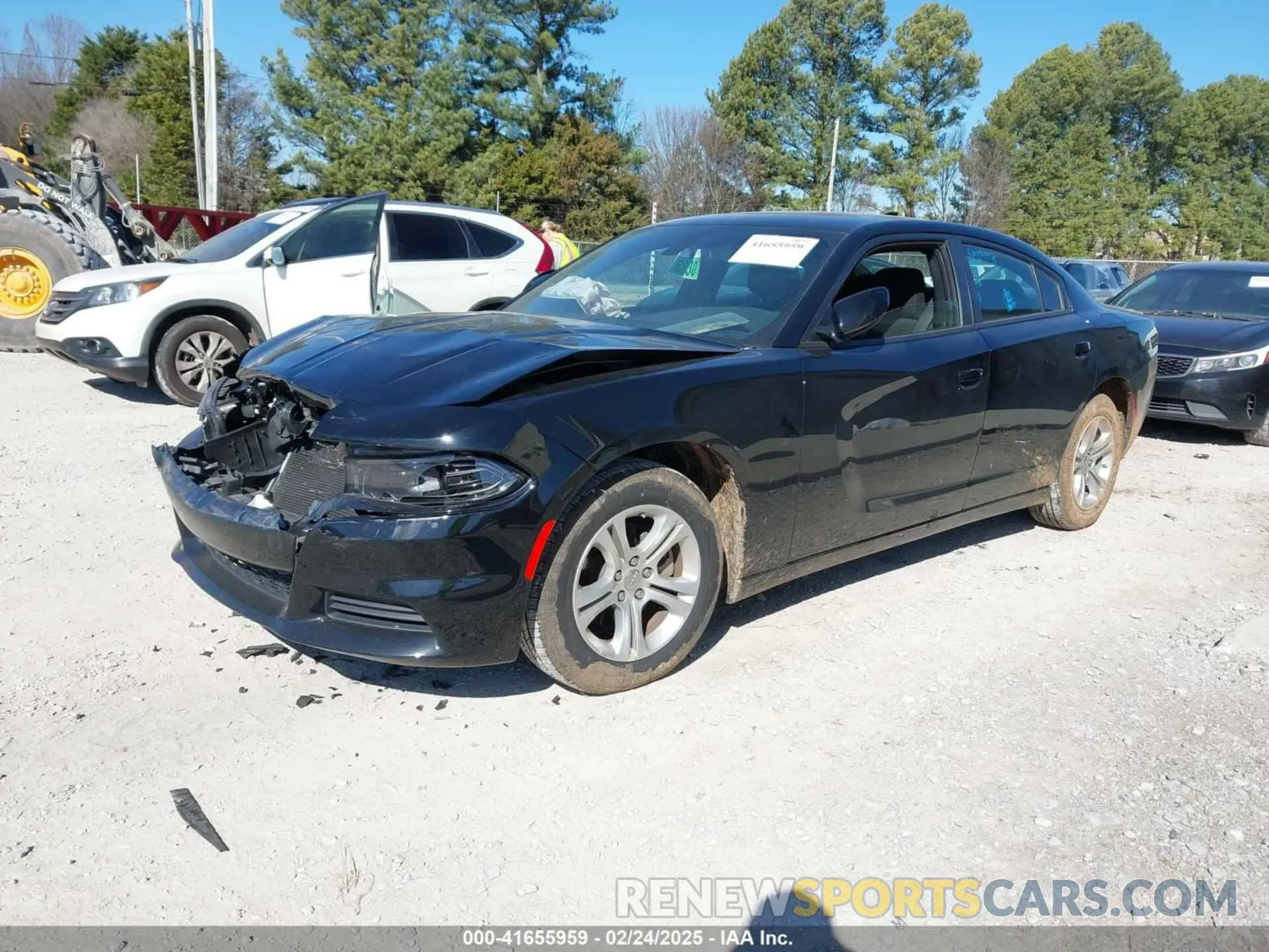 2 fotografías del automóvil dañado 2C3CDXBG7PH575498 DODGE CHARGER 2023