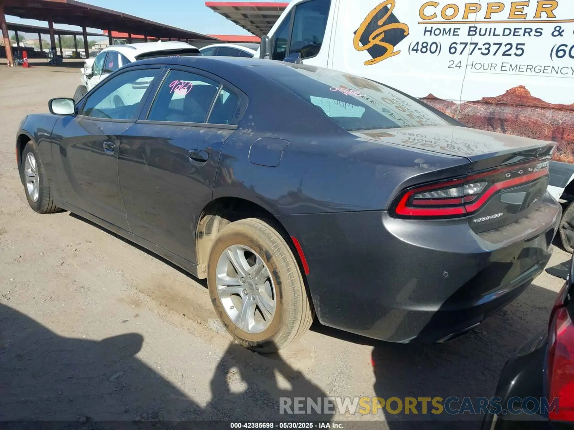 3 fotografías del automóvil dañado 2C3CDXBG7PH663323 DODGE CHARGER 2023