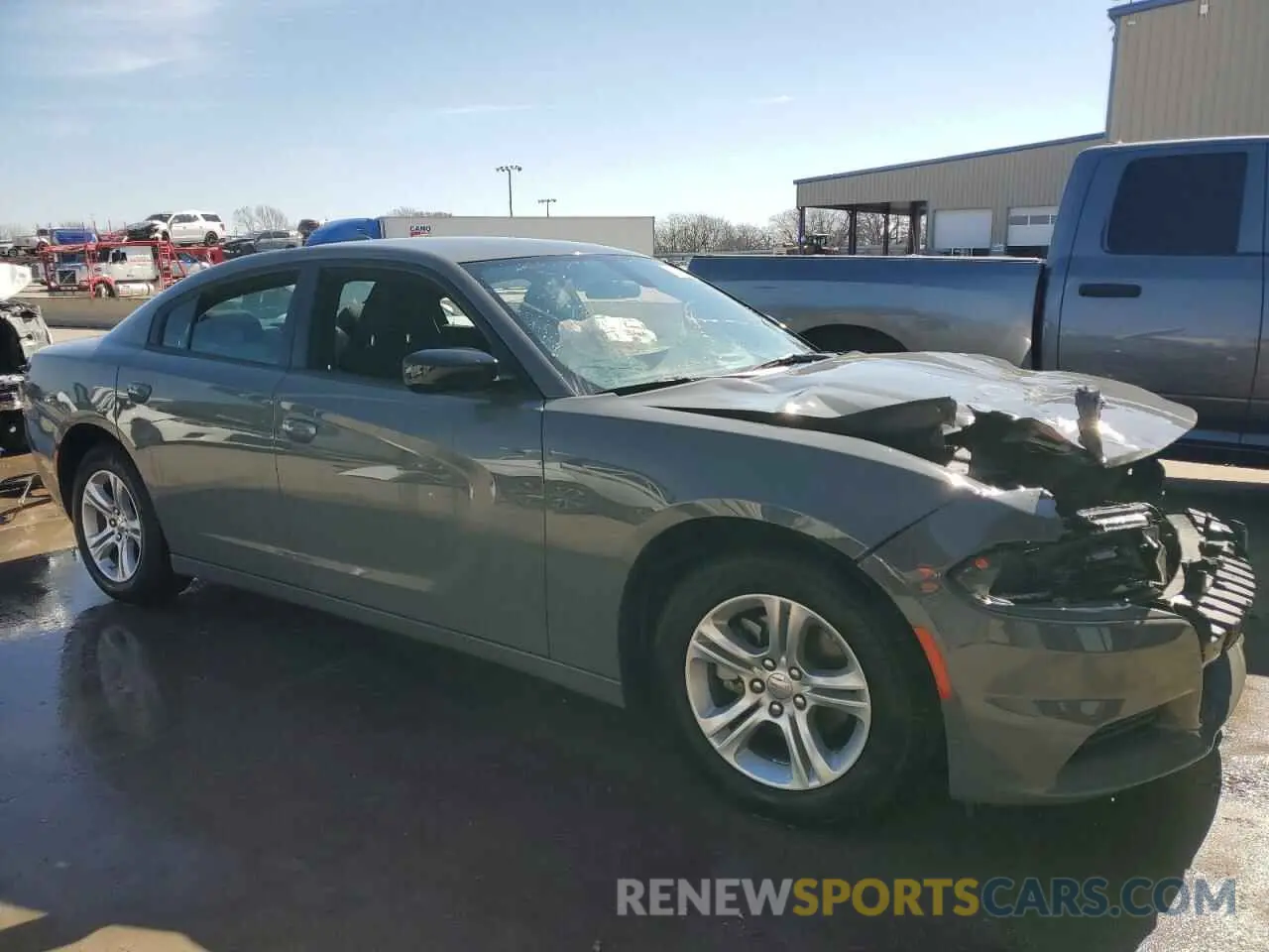 4 fotografías del automóvil dañado 2C3CDXBG7PH702914 DODGE CHARGER 2023