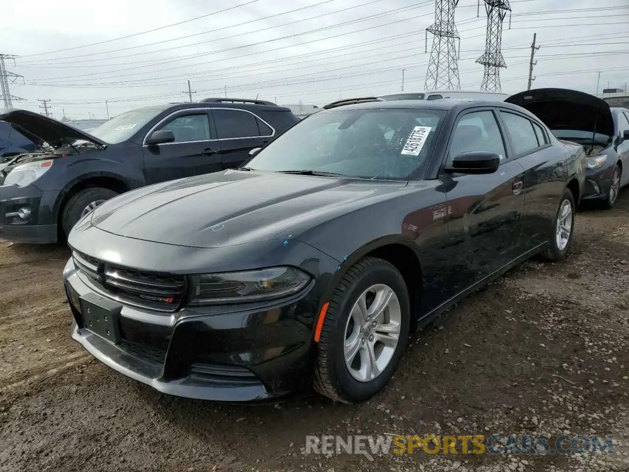 1 fotografías del automóvil dañado 2C3CDXBG8PH697710 DODGE CHARGER 2023