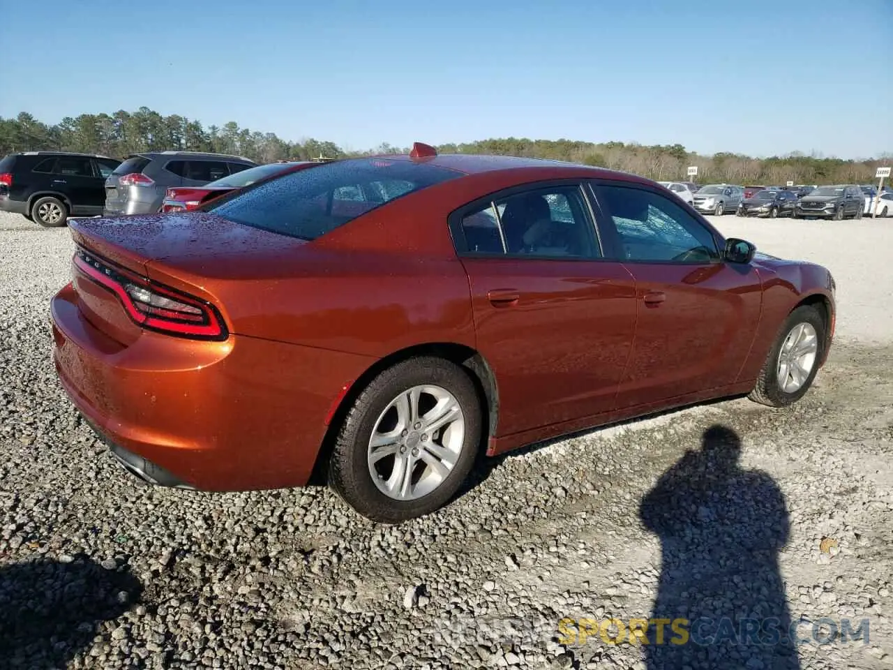 3 fotografías del automóvil dañado 2C3CDXBG9PH643820 DODGE CHARGER 2023