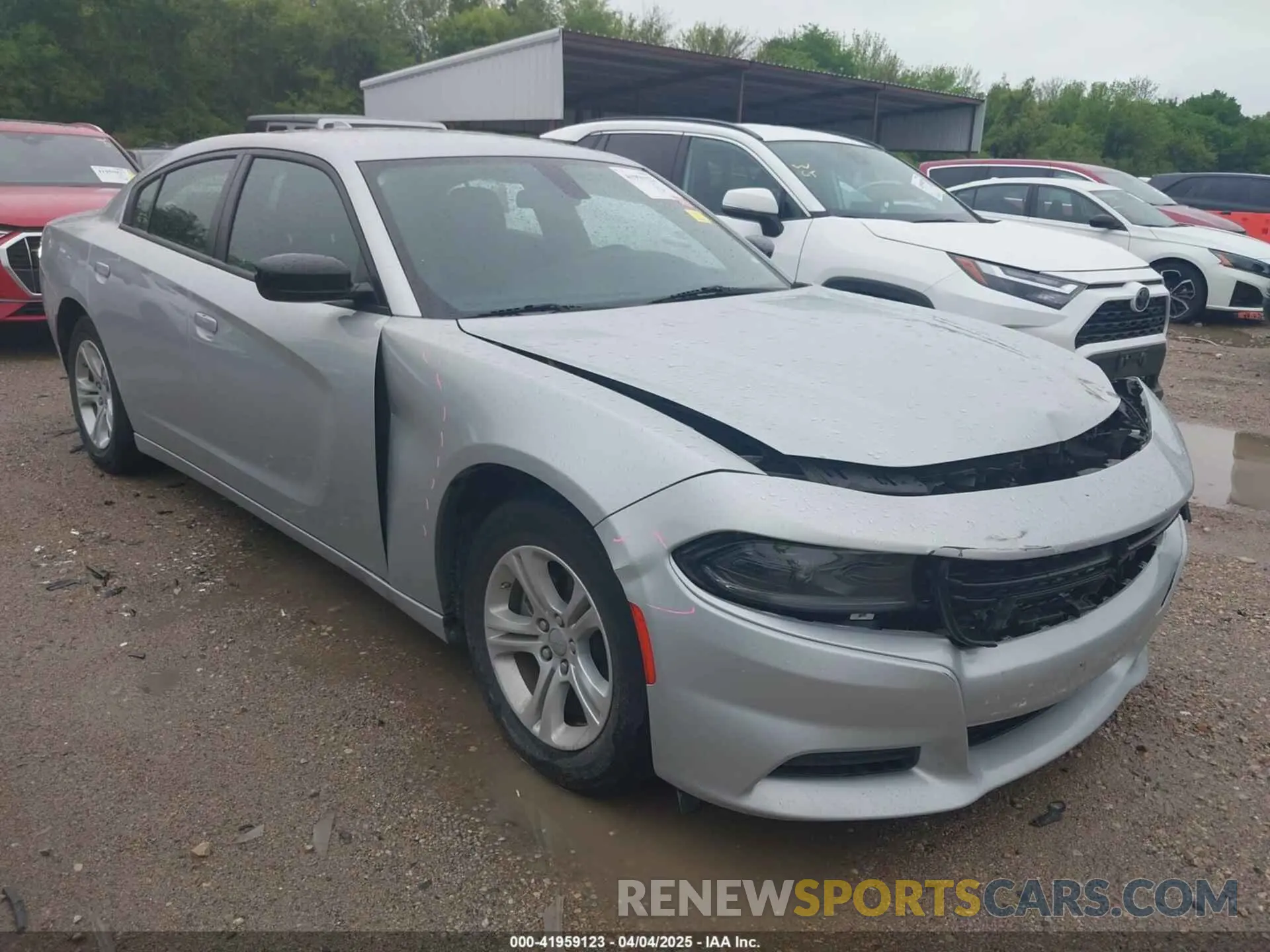 1 fotografías del automóvil dañado 2C3CDXBGXPH531074 DODGE CHARGER 2023