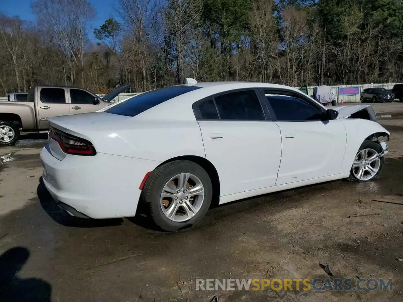 3 fotografías del automóvil dañado 2C3CDXBGXPH674560 DODGE CHARGER 2023