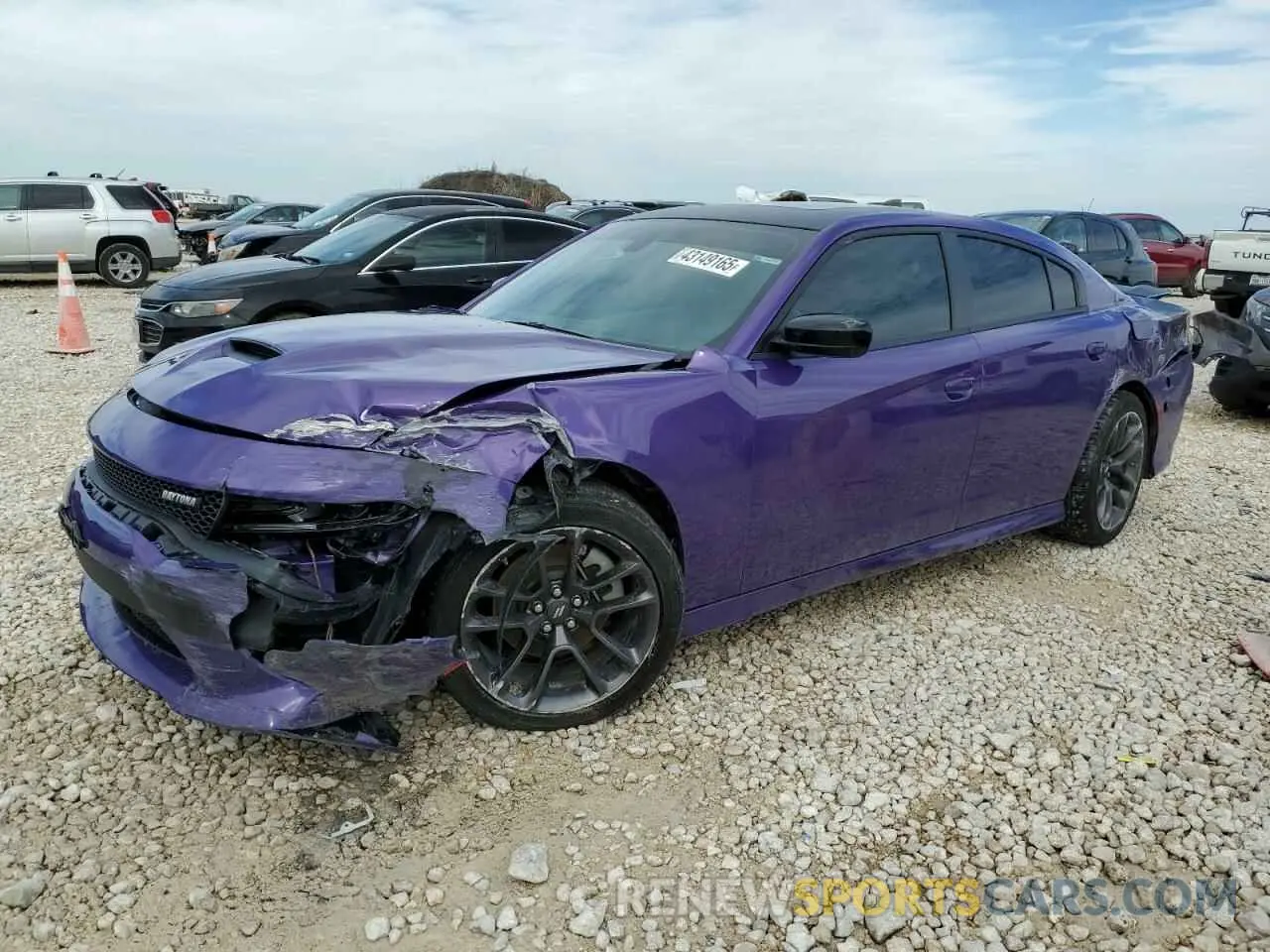 1 fotografías del automóvil dañado 2C3CDXCT0PH640056 DODGE CHARGER 2023