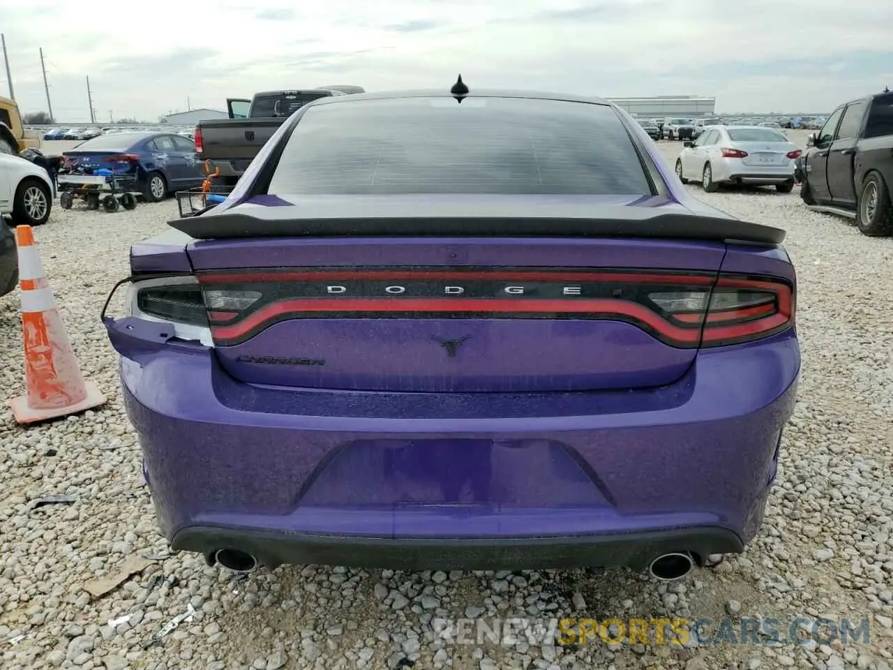 6 fotografías del automóvil dañado 2C3CDXCT0PH640056 DODGE CHARGER 2023