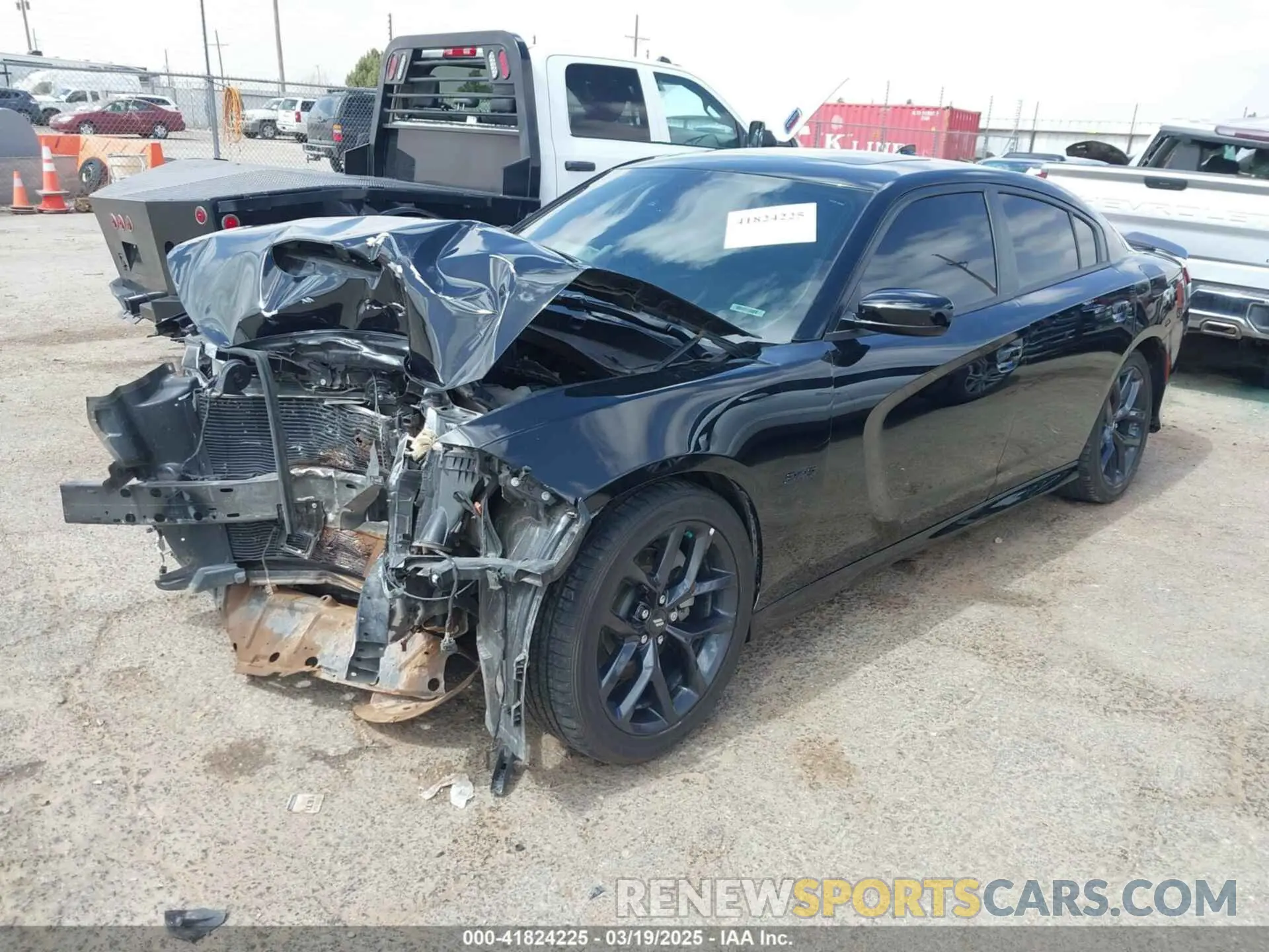 2 fotografías del automóvil dañado 2C3CDXCT0PH698376 DODGE CHARGER 2023