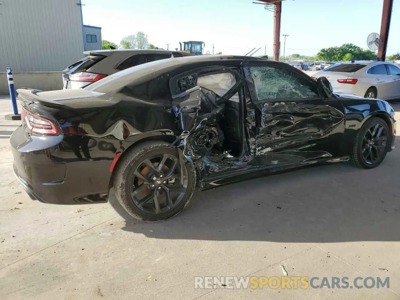 3 fotografías del automóvil dañado 2C3CDXCT0PH699320 DODGE CHARGER 2023