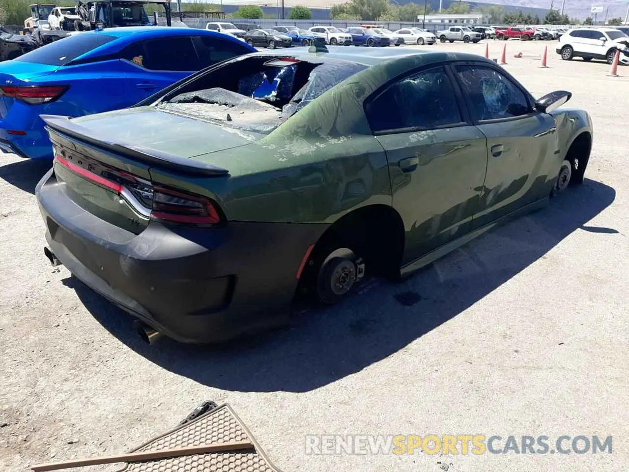 3 fotografías del automóvil dañado 2C3CDXCT1PH545117 DODGE CHARGER 2023
