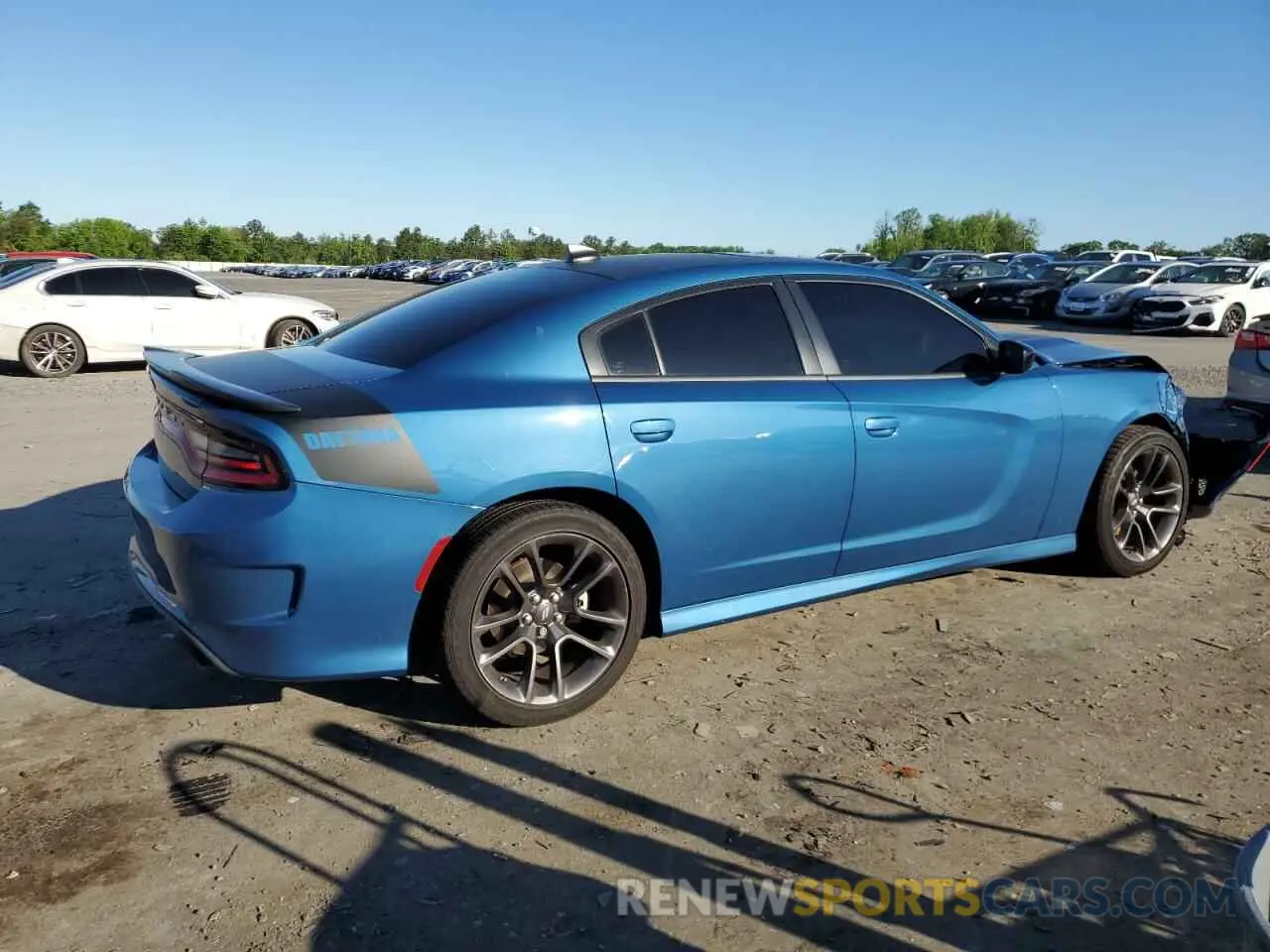 3 fotografías del automóvil dañado 2C3CDXCT1PH569157 DODGE CHARGER 2023
