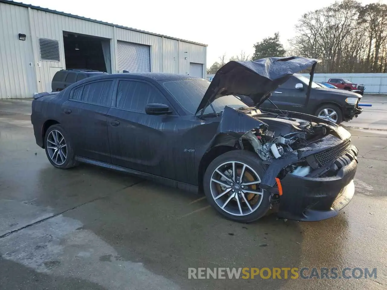 4 fotografías del automóvil dañado 2C3CDXCT1PH708719 DODGE CHARGER 2023