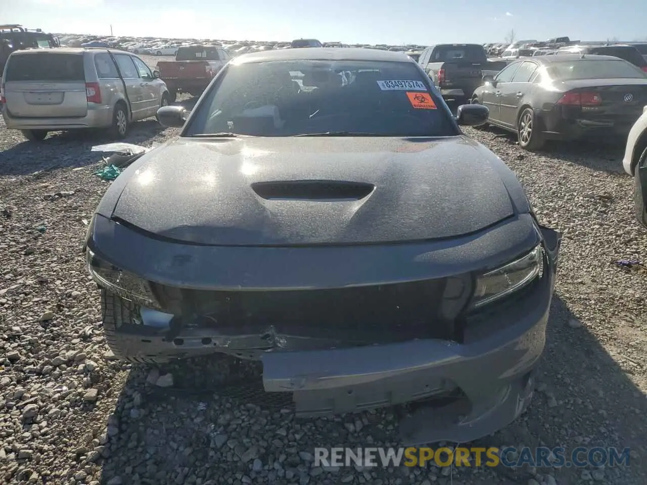 5 fotografías del automóvil dañado 2C3CDXCT3PH599390 DODGE CHARGER 2023