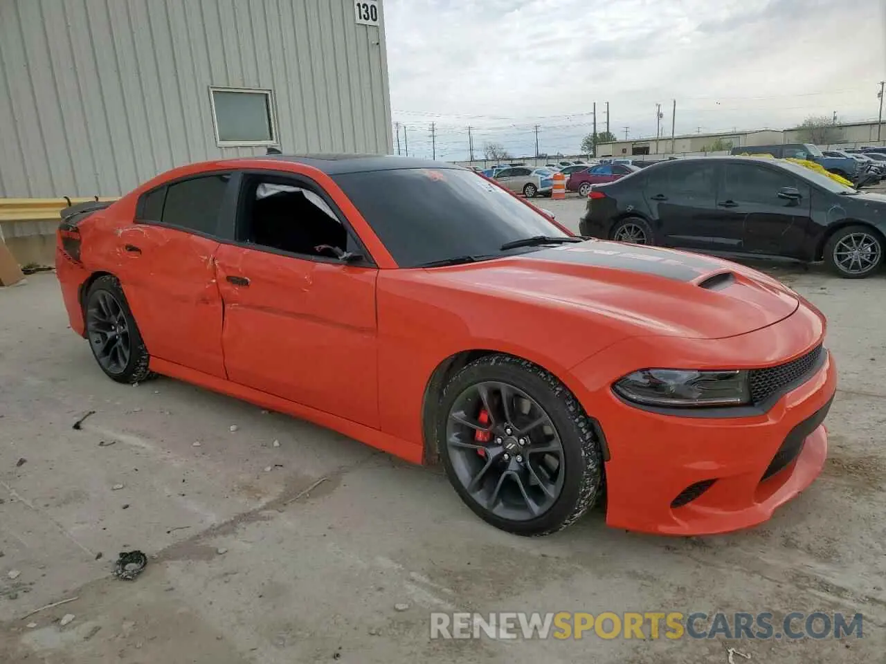 4 fotografías del automóvil dañado 2C3CDXCT3PH607715 DODGE CHARGER 2023