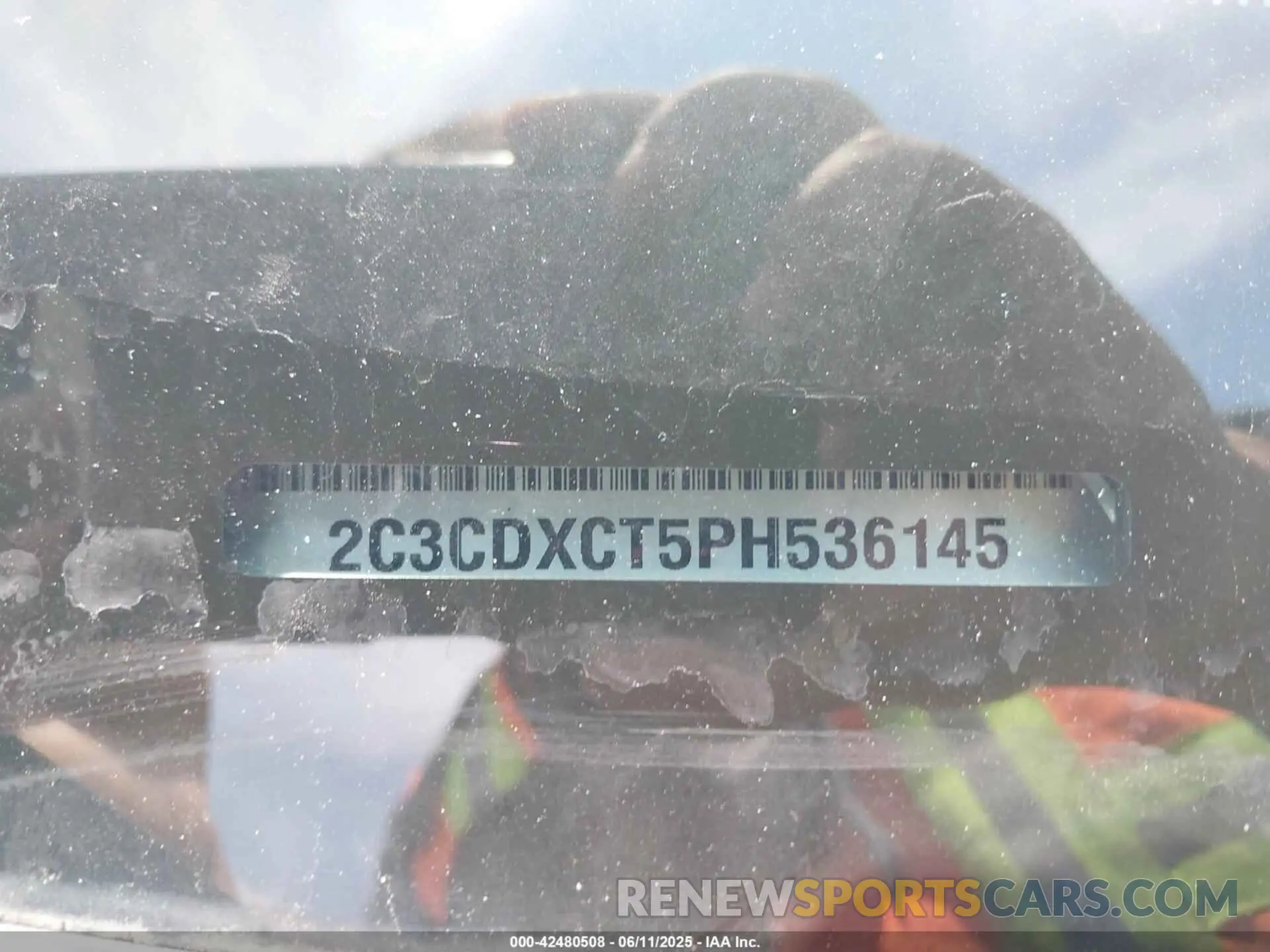 9 fotografías del automóvil dañado 2C3CDXCT5PH536145 DODGE CHARGER 2023