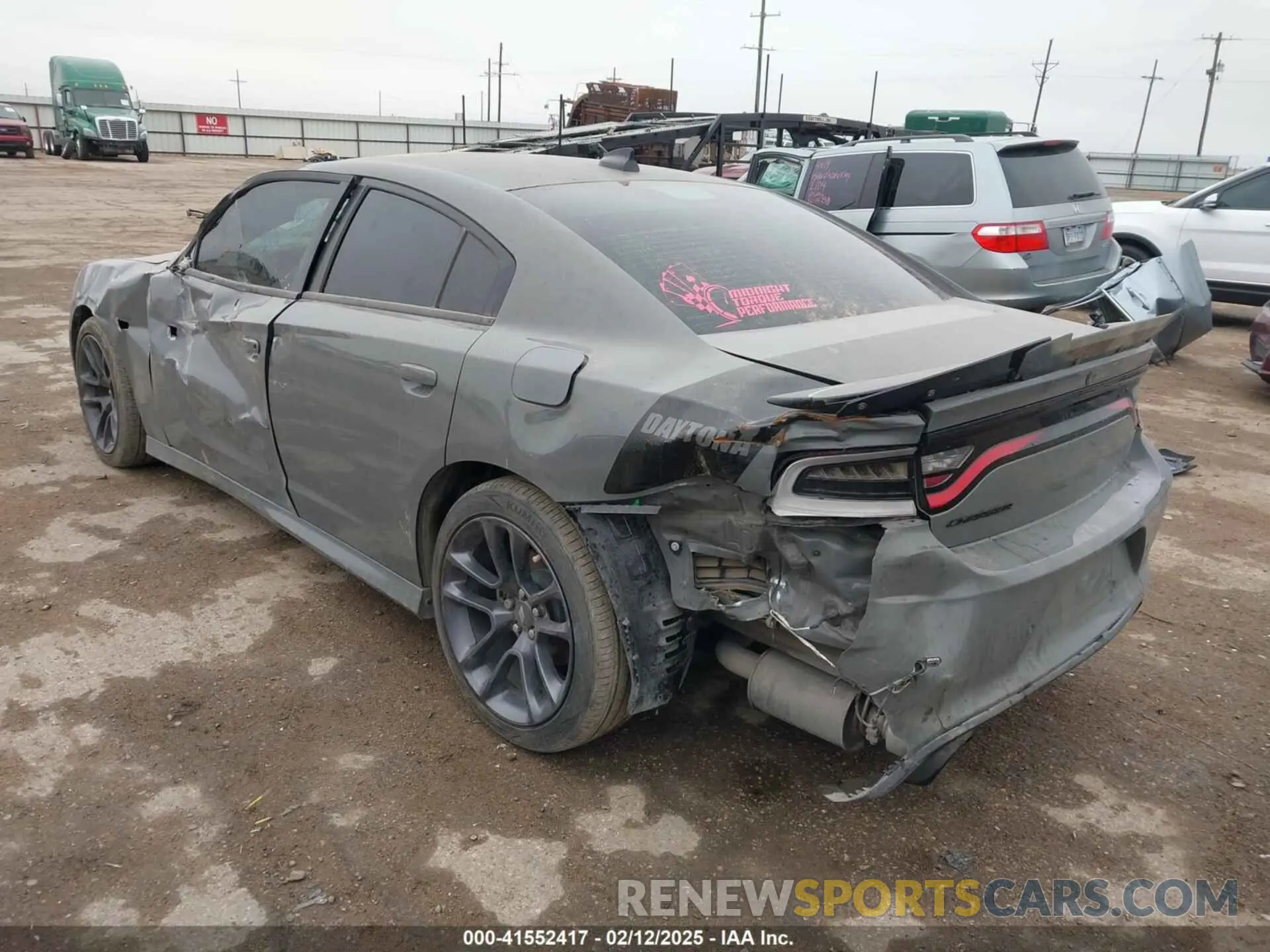 3 fotografías del automóvil dañado 2C3CDXCT5PH640215 DODGE CHARGER 2023