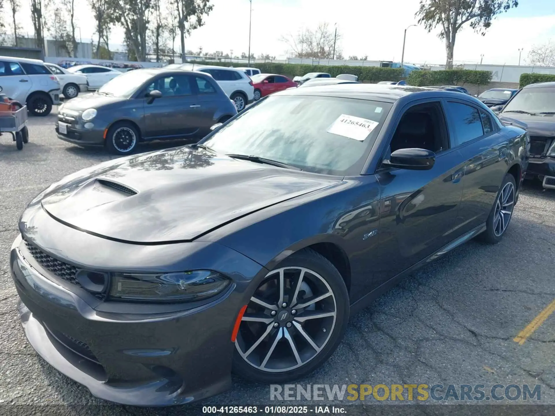2 fotografías del automóvil dañado 2C3CDXCT7PH580485 DODGE CHARGER 2023