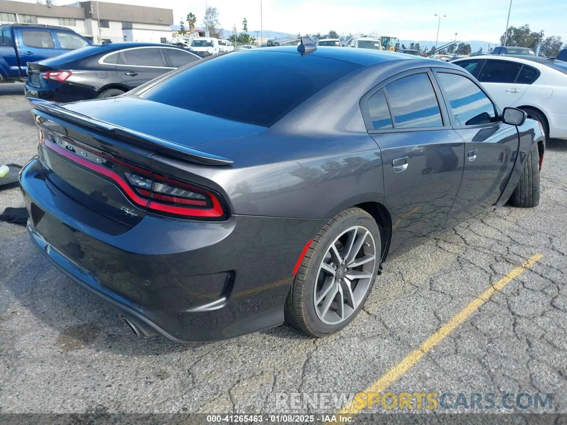4 fotografías del automóvil dañado 2C3CDXCT7PH580485 DODGE CHARGER 2023