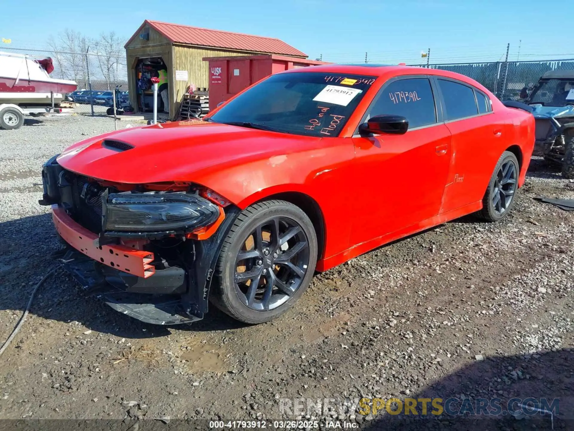 2 fotografías del automóvil dañado 2C3CDXCT9PH663593 DODGE CHARGER 2023