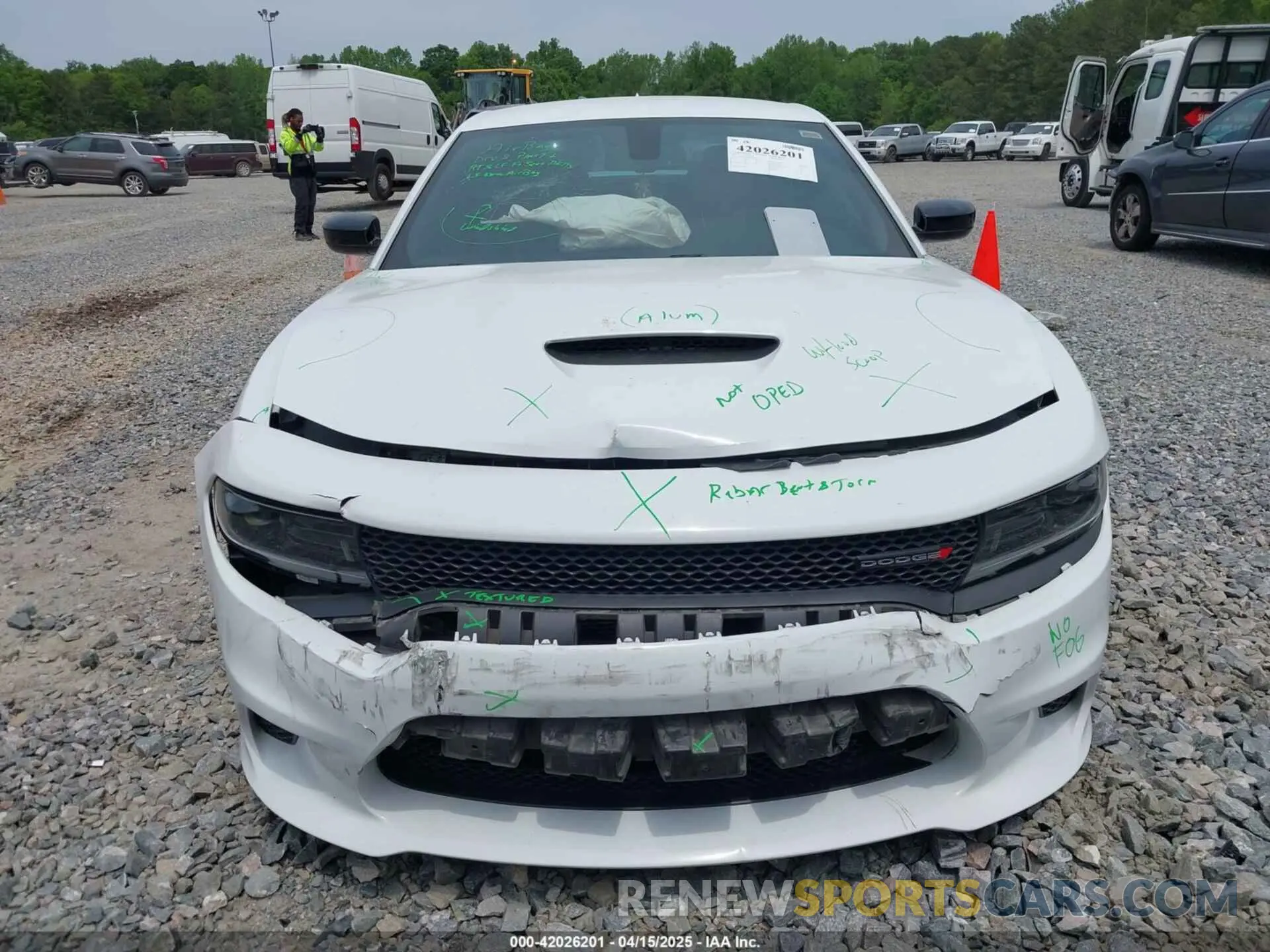 12 fotografías del automóvil dañado 2C3CDXCTXPH518630 DODGE CHARGER 2023