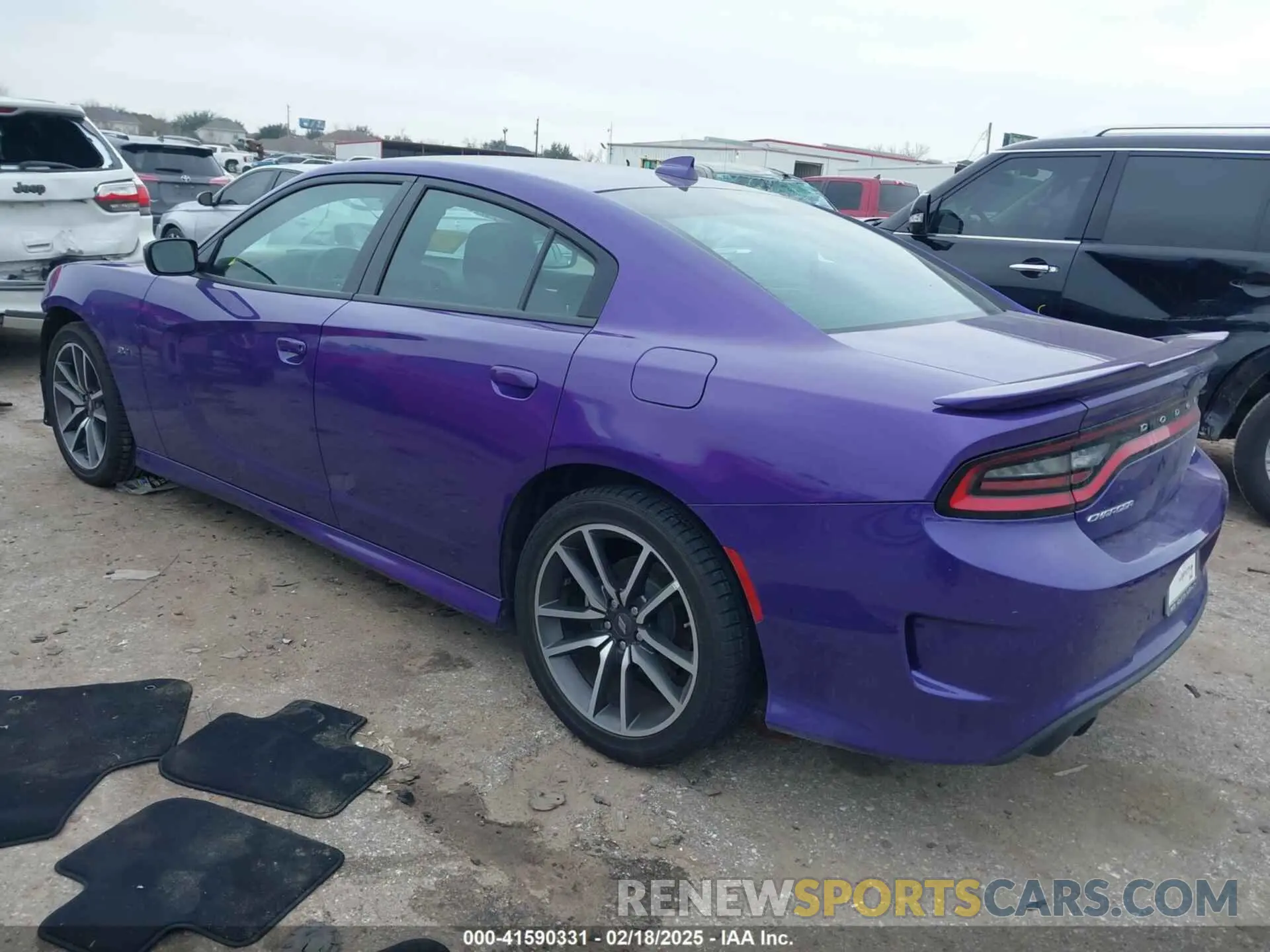 3 fotografías del automóvil dañado 2C3CDXCTXPH622230 DODGE CHARGER 2023