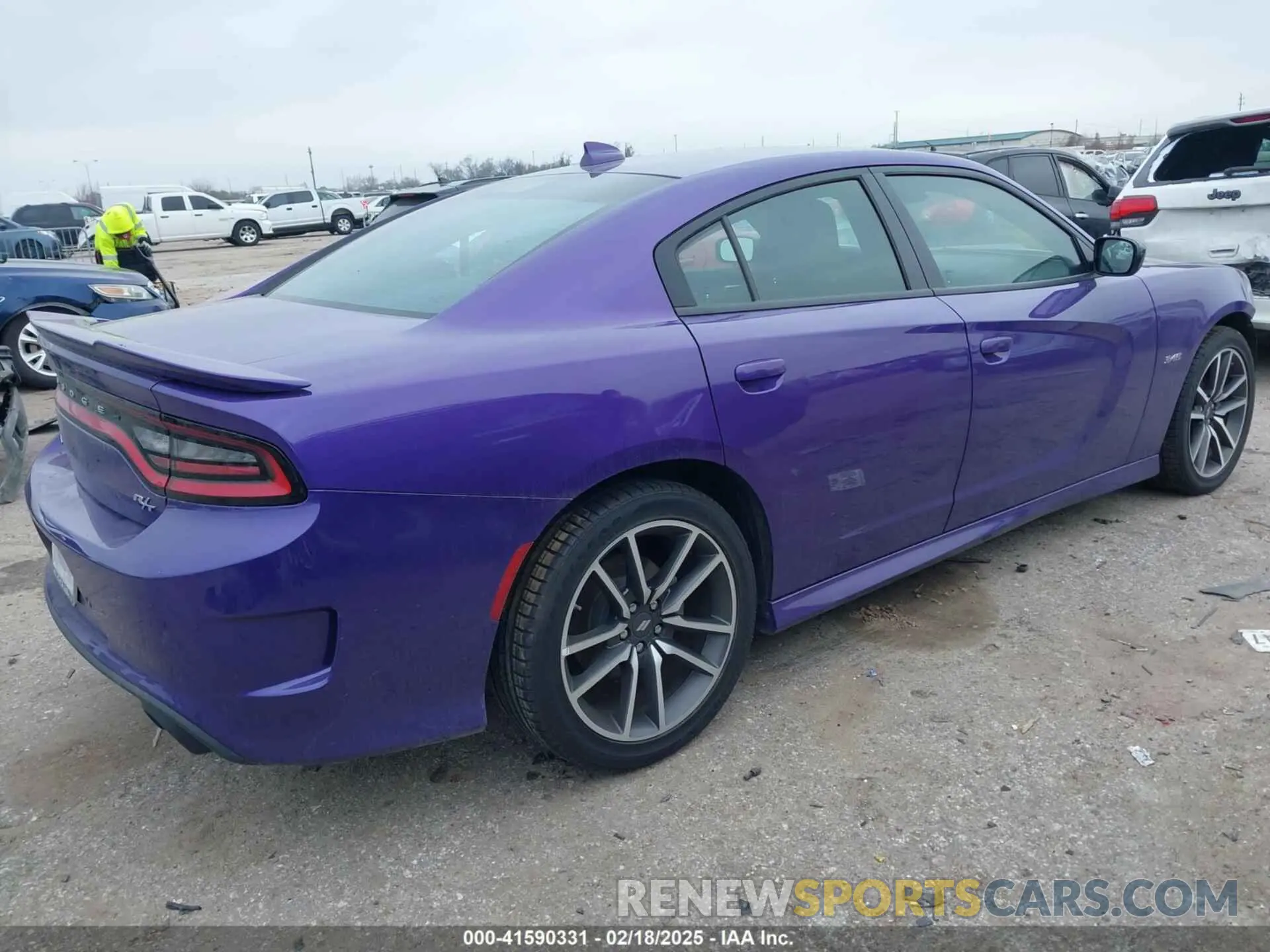 4 fotografías del automóvil dañado 2C3CDXCTXPH622230 DODGE CHARGER 2023
