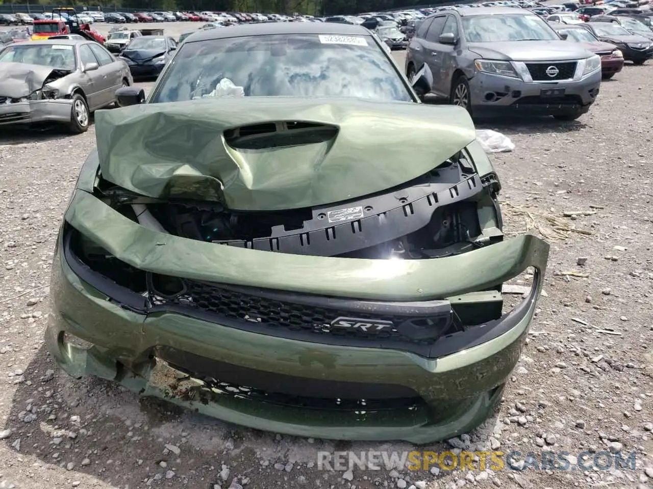 5 fotografías del automóvil dañado 2C3CDXGJ2PH562632 DODGE CHARGER 2023
