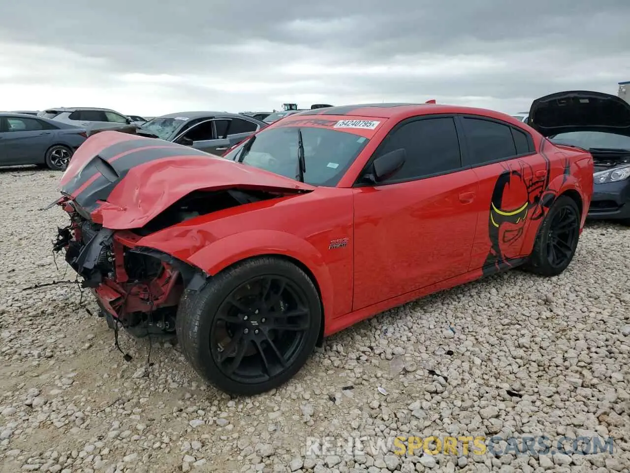 1 fotografías del automóvil dañado 2C3CDXGJ2PH687128 DODGE CHARGER 2023