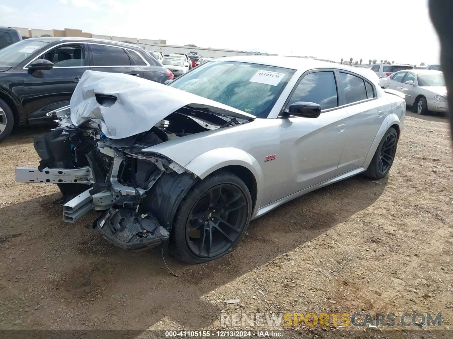 2 fotografías del automóvil dañado 2C3CDXGJ4PH631465 DODGE CHARGER 2023
