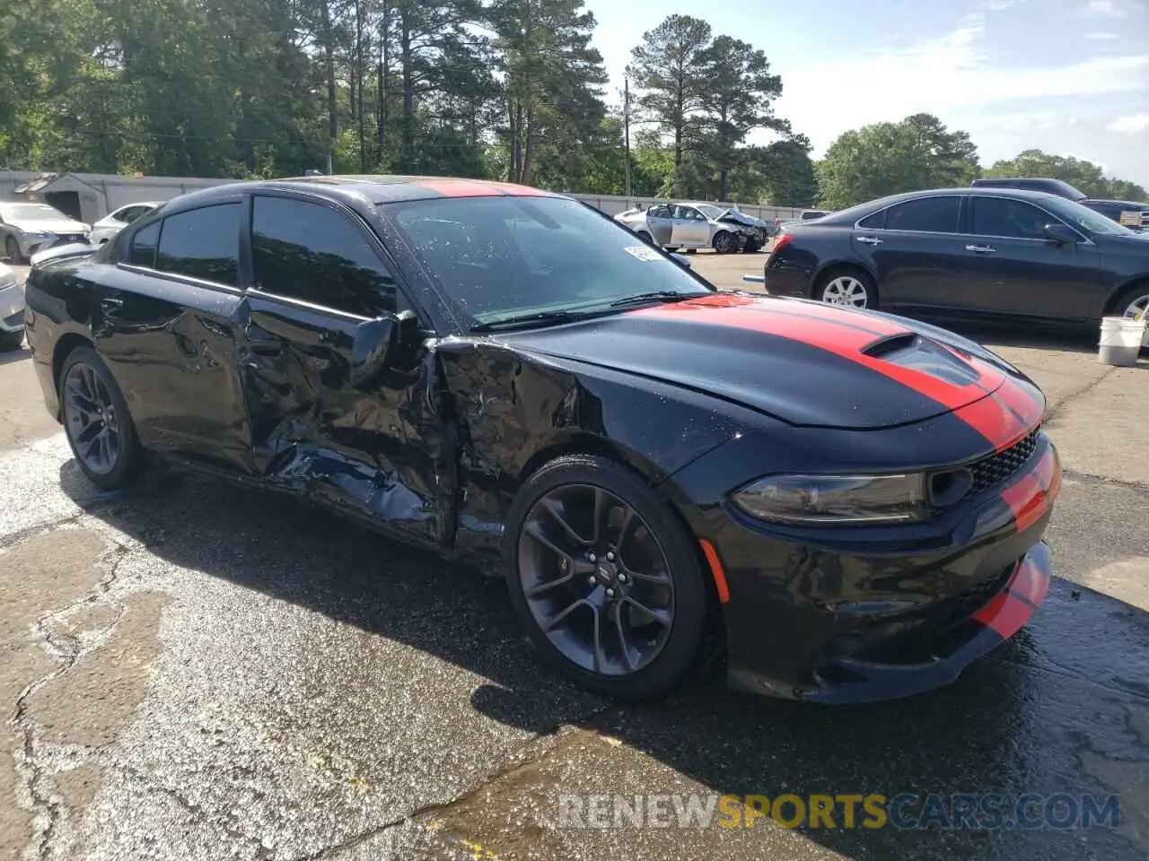 4 fotografías del automóvil dañado 2C3CDXGJ5PH635685 DODGE CHARGER 2023