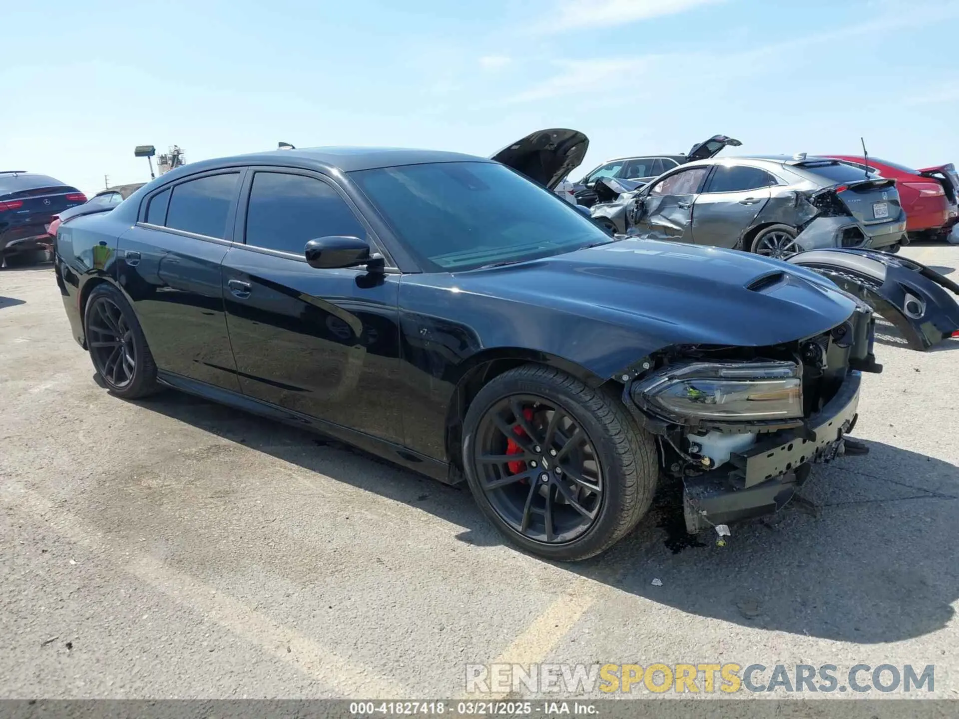 1 fotografías del automóvil dañado 2C3CDXGJ5PH697779 DODGE CHARGER 2023