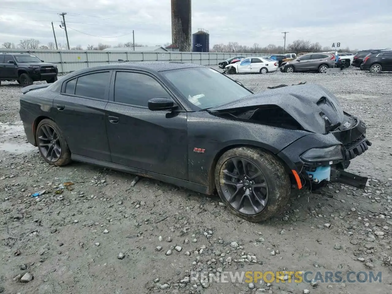 4 fotografías del automóvil dañado 2C3CDXGJ6PH702195 DODGE CHARGER 2023