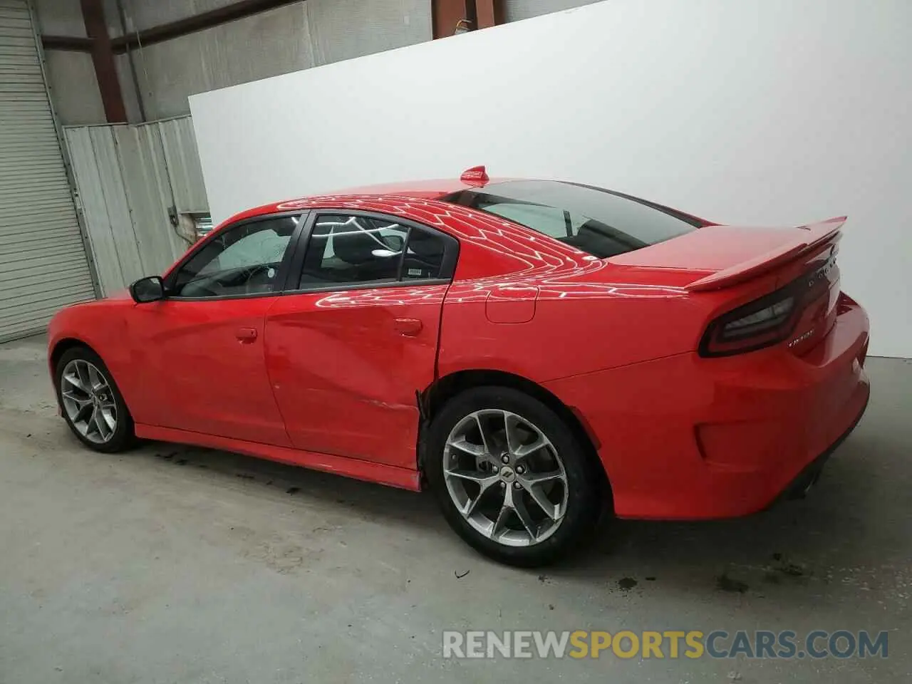 2 fotografías del automóvil dañado 2C3CDXHG0PH554452 DODGE CHARGER 2023
