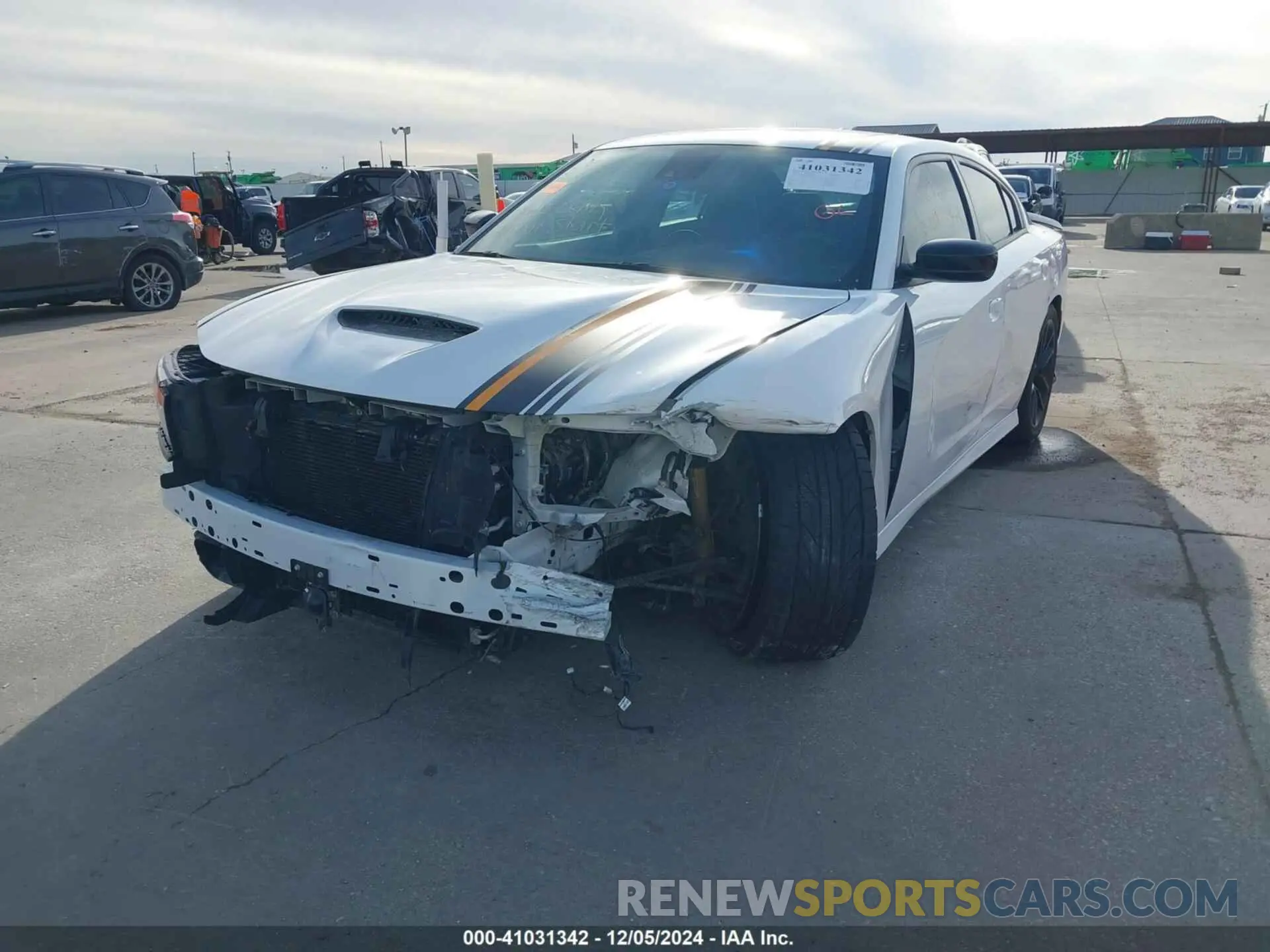 6 fotografías del automóvil dañado 2C3CDXHG1PH515725 DODGE CHARGER 2023