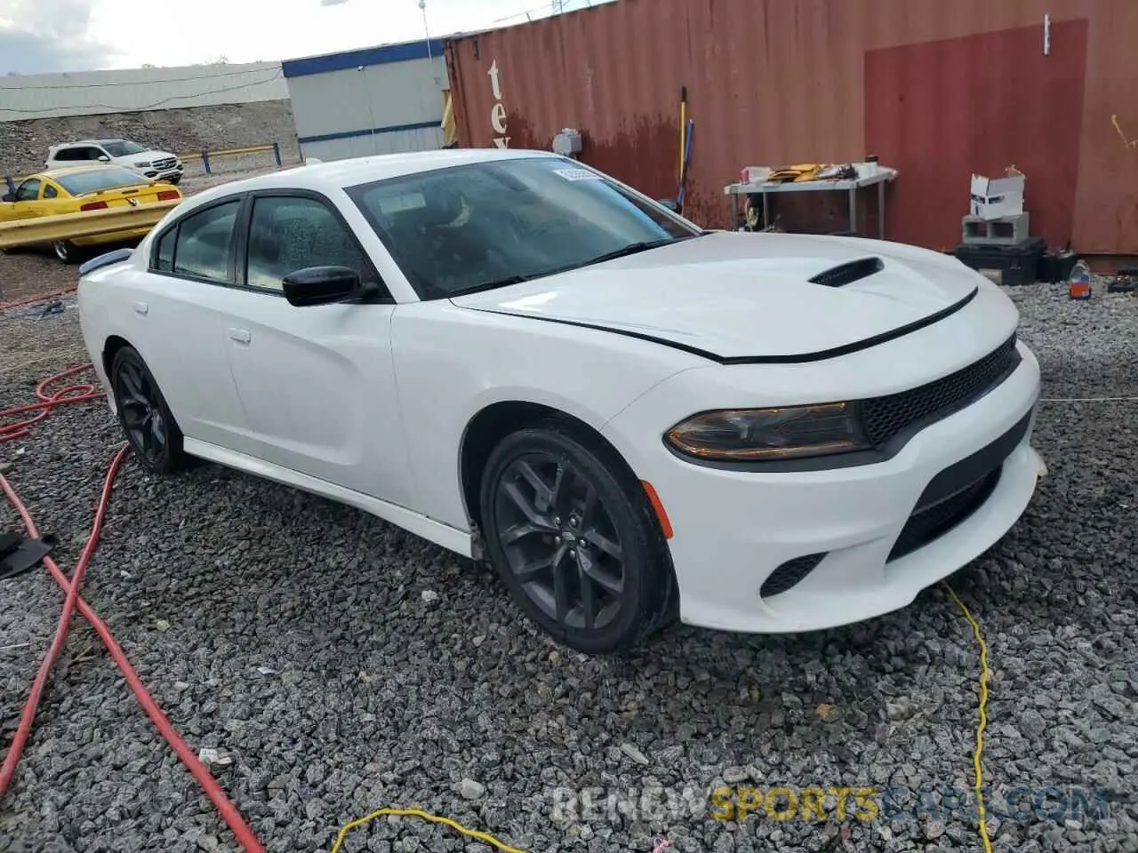 4 fotografías del automóvil dañado 2C3CDXHG1PH556727 DODGE CHARGER 2023