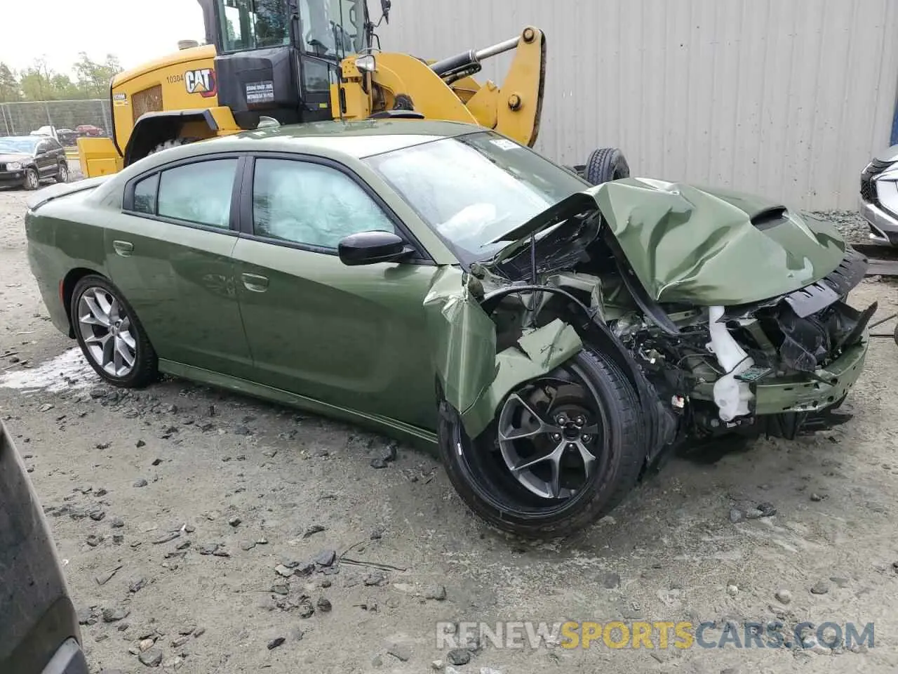 4 fotografías del automóvil dañado 2C3CDXHG1PH588092 DODGE CHARGER 2023